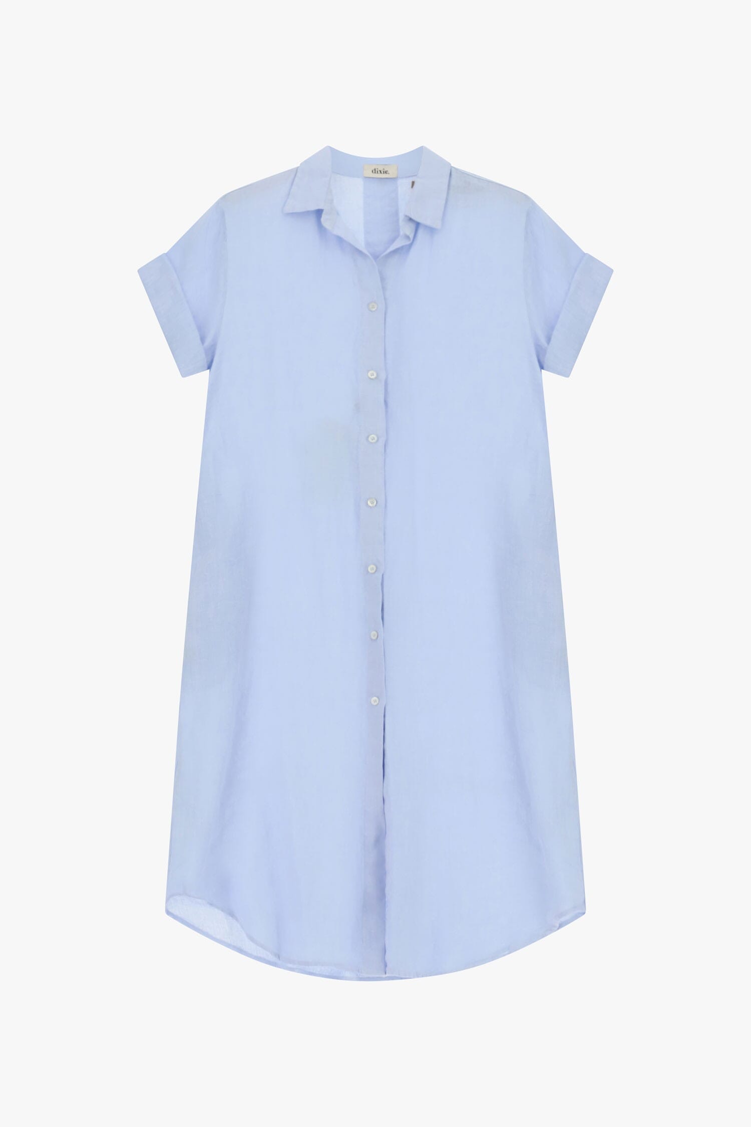 Robe midi avec boutons et manches retroussées Dixie