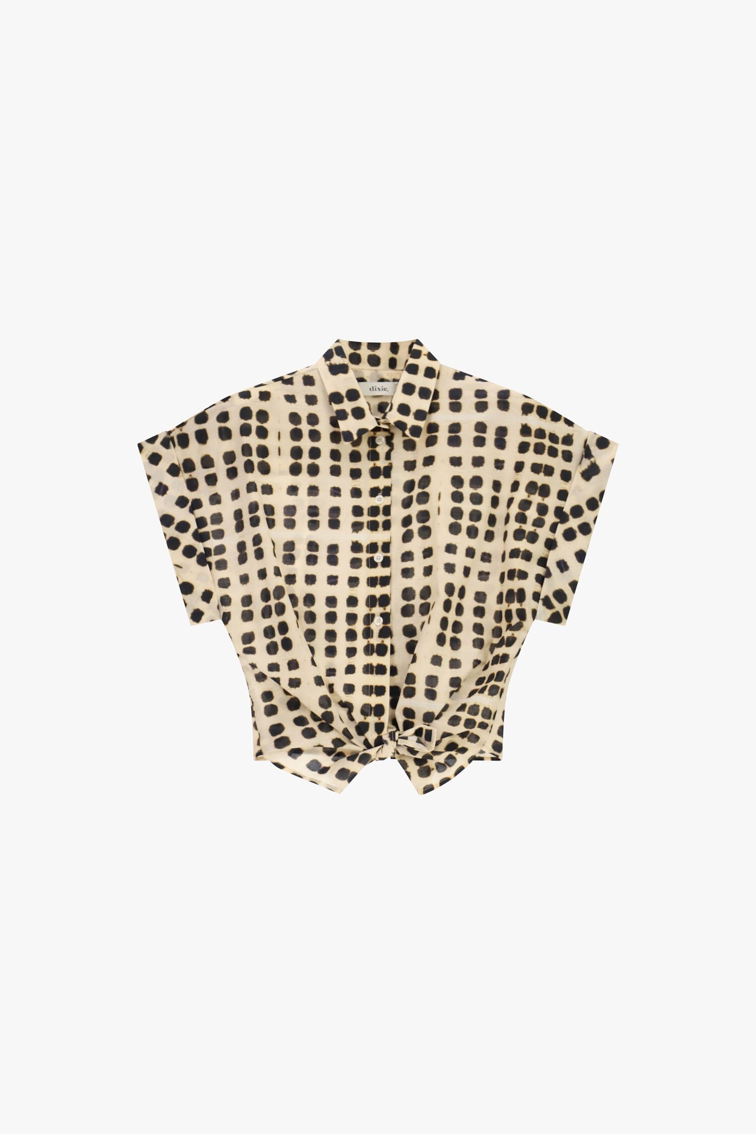 Fantasy Cropped Shirt With Front Knot Dixie