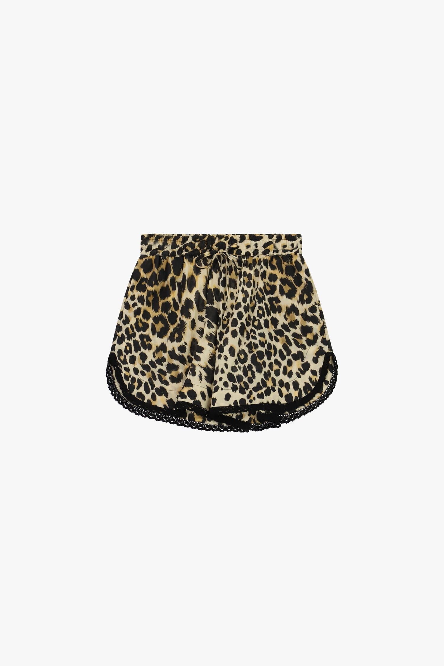 Animalier Shorts With Lace Trim And Bow Detailing Dixie