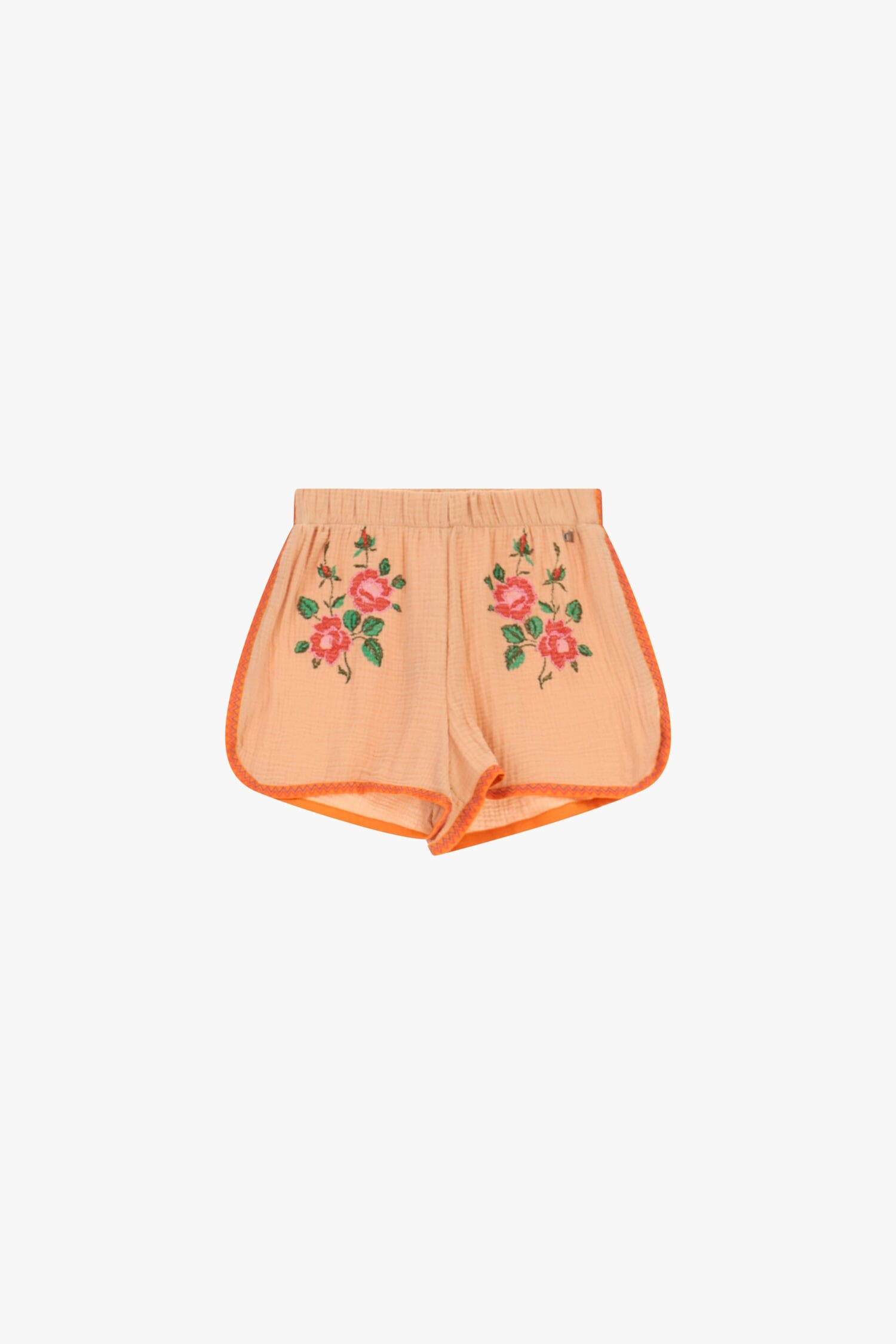 Short brodé et extensible à la taille Profils contrastés Dixie