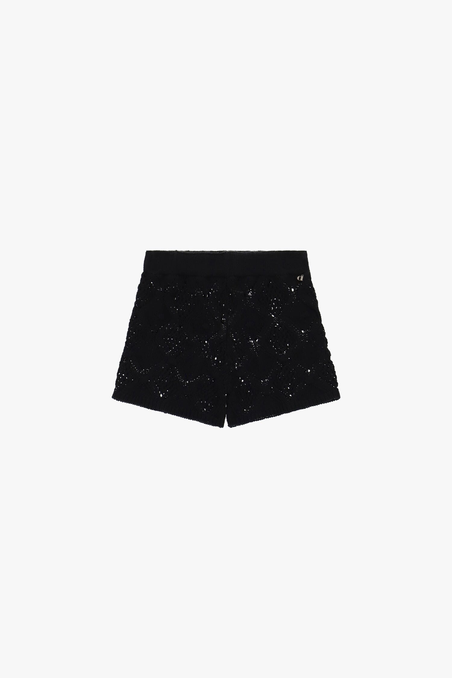 Short en maille perforée avec taille élastiquée Dixie