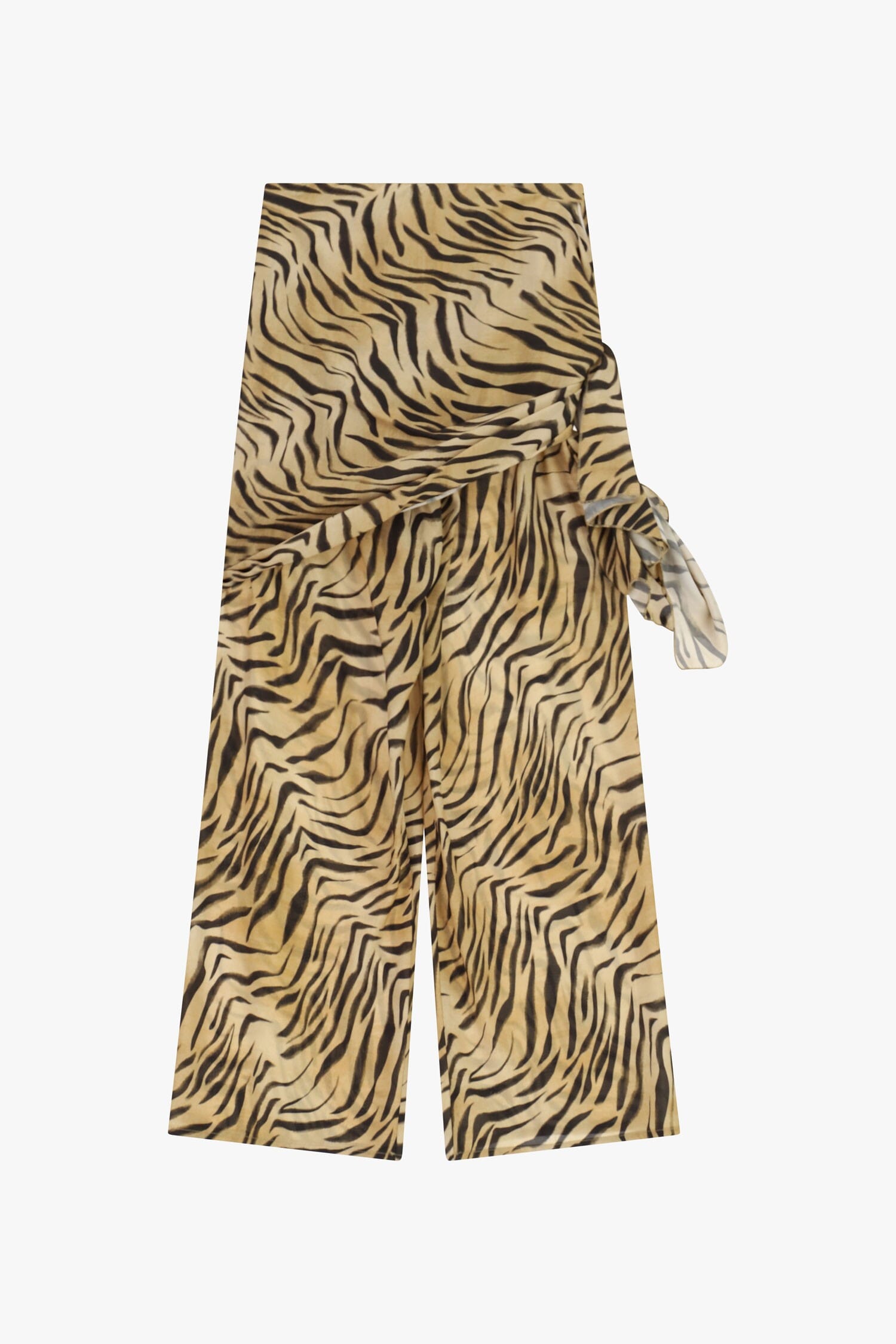 Palazzo Pantalon imprimé Animal Side Ribbon Dixie