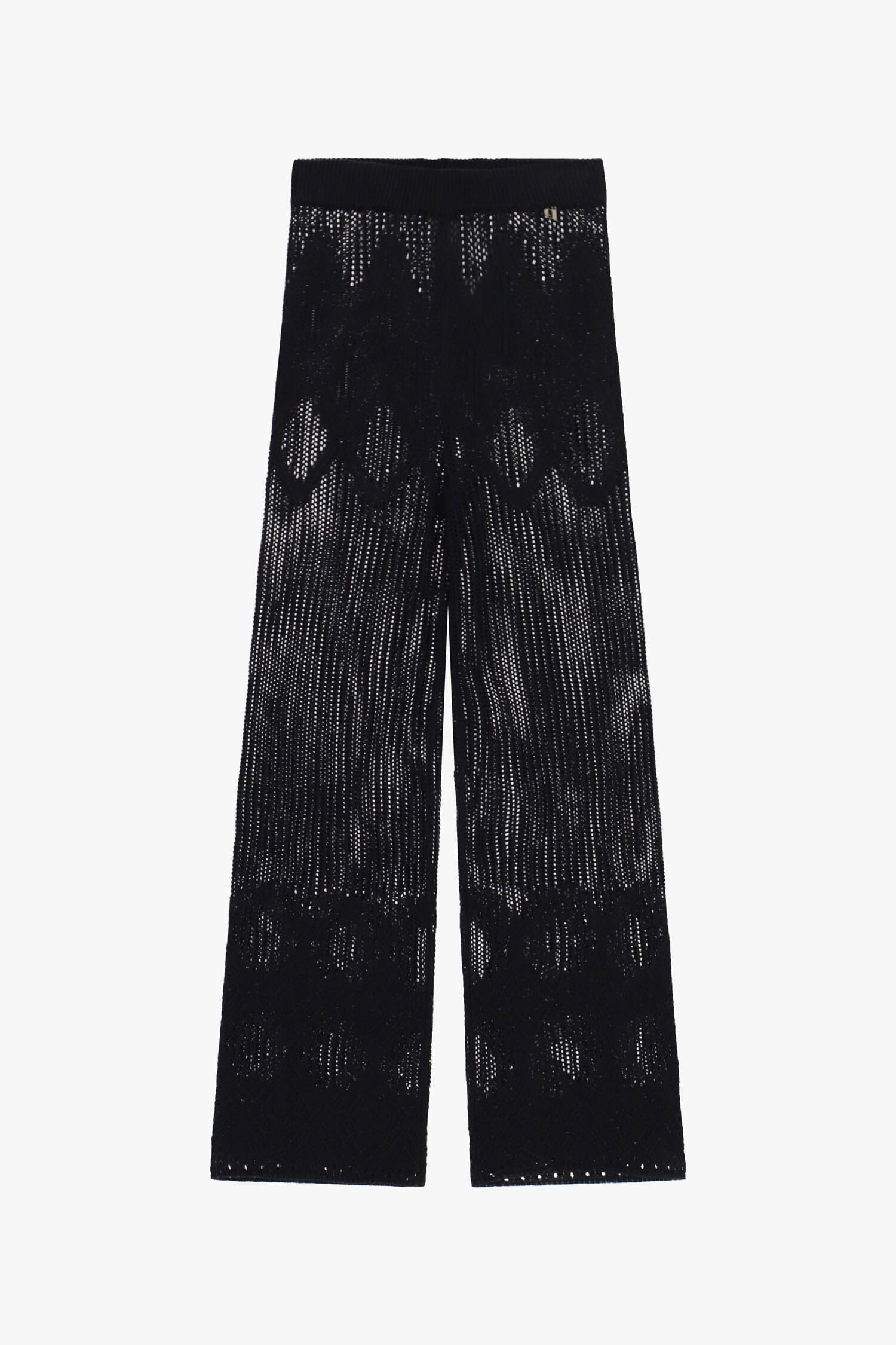 Pantalon à pattes perforé en tricot Dixie