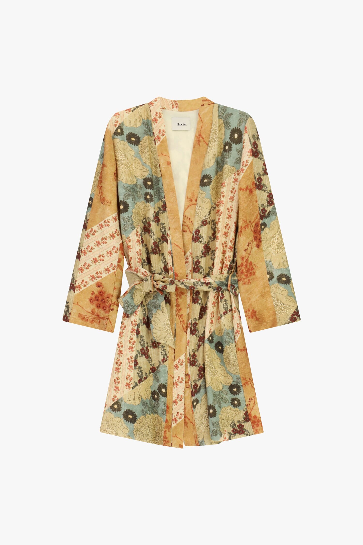 Patchwork Fantasy Manteau Duster avec ceinture Dixie