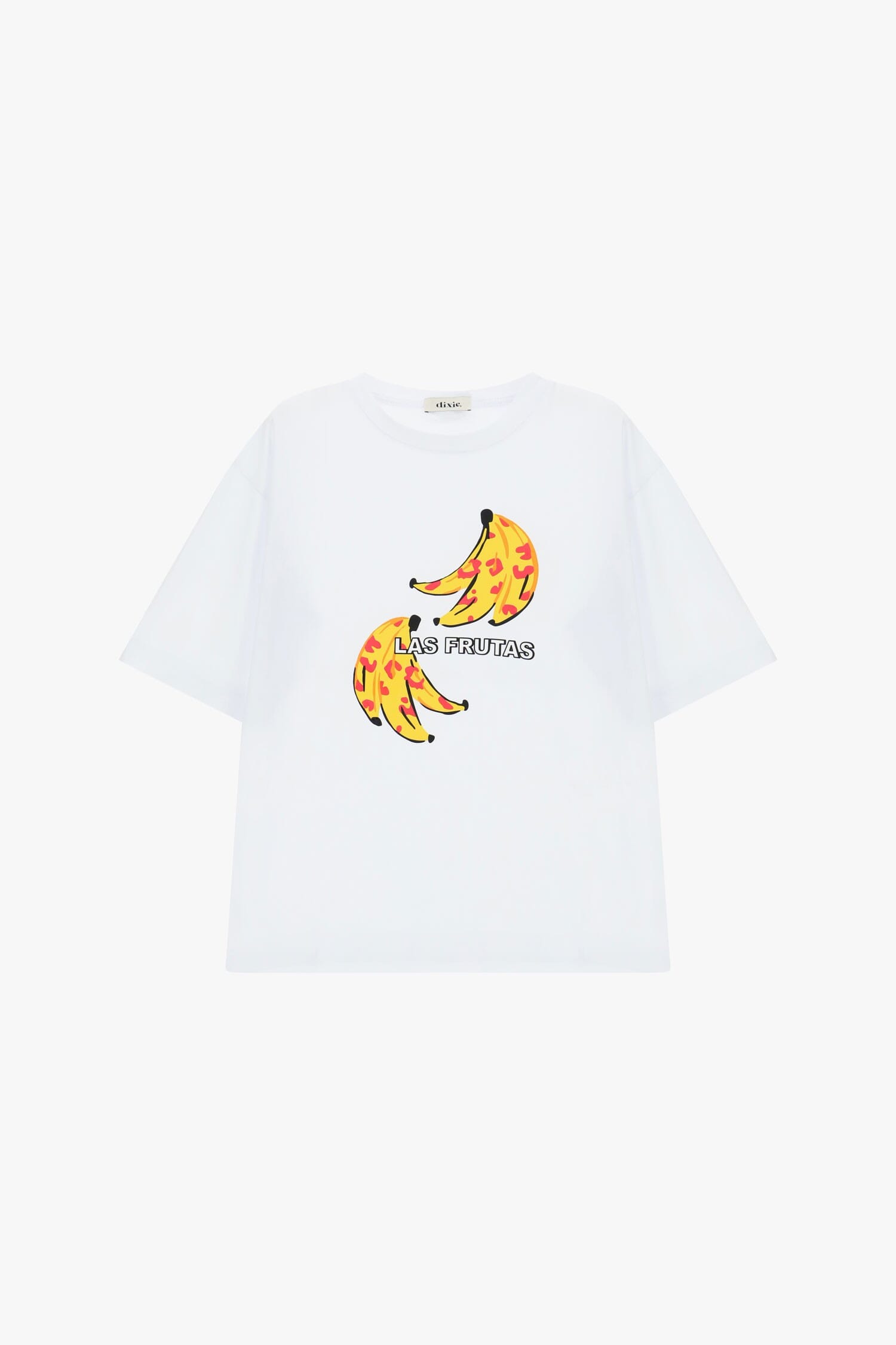 T-Shirt à manches courtes imprimé banane et lettrage Dixie