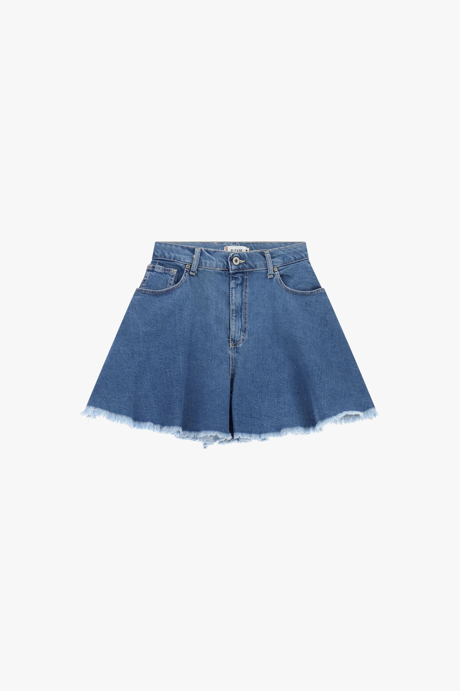 Shorts Svasati Effetto Gonna Con Orlo Sfrangiato Please