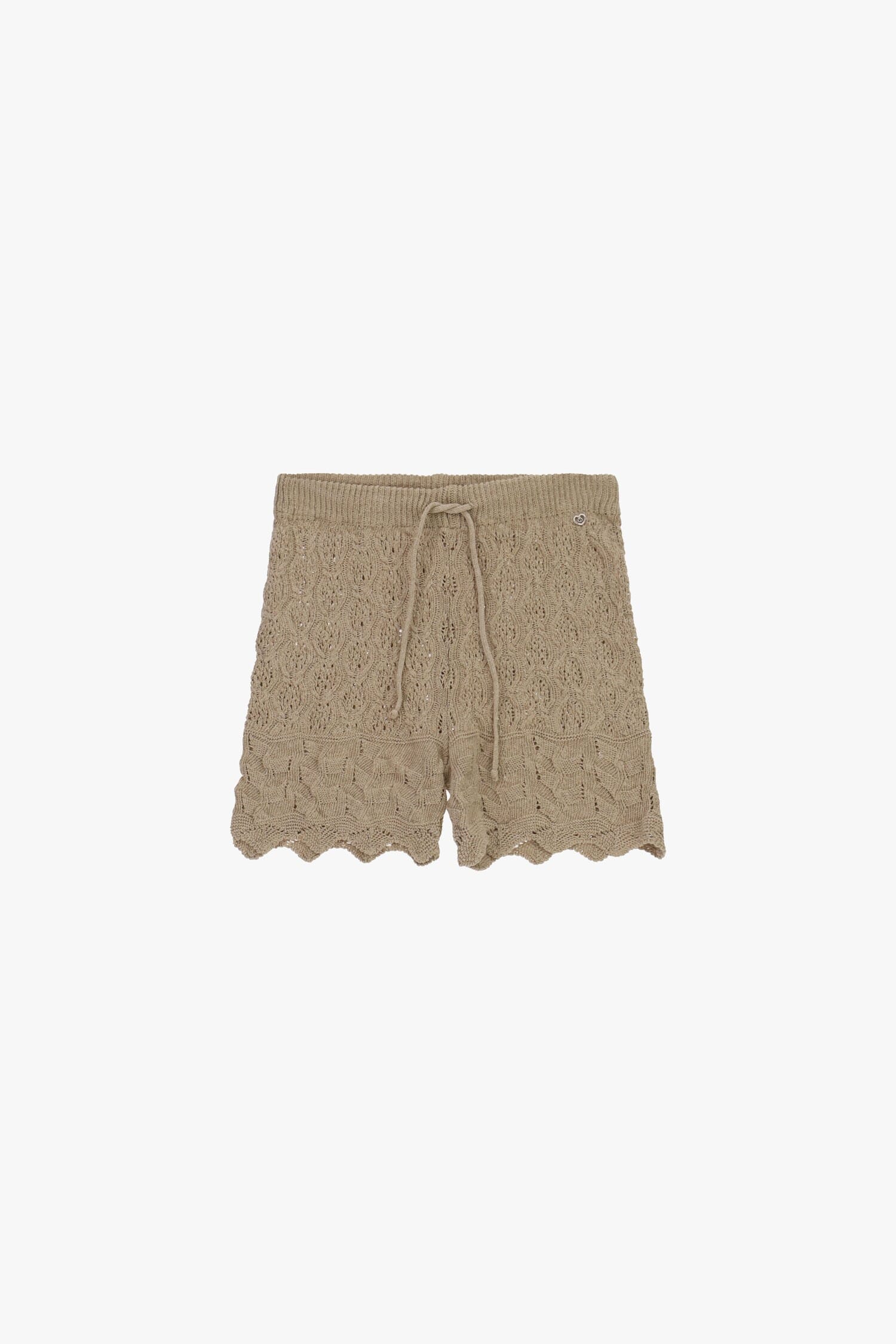 Shorts Regular-Fit Lavorati A Maglia Con Cordino Please