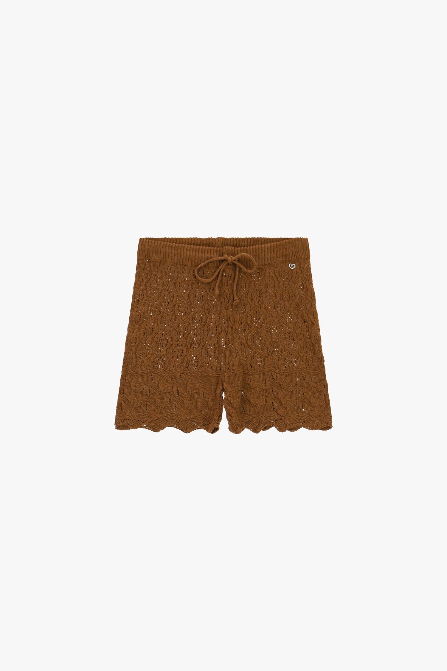 Shorts Regular-Fit Lavorati A Maglia Con Cordino Please