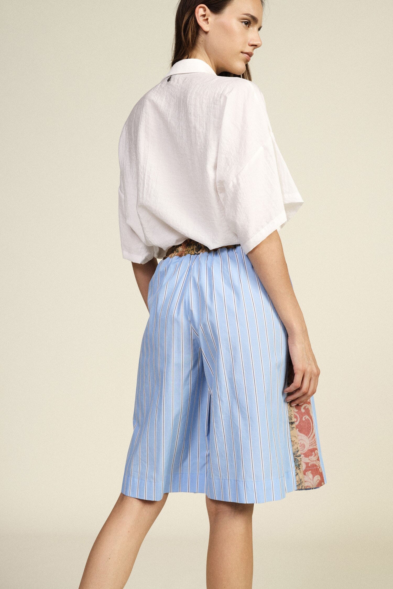 Shorts A Righe Con Laccio Regolabile Dixie
