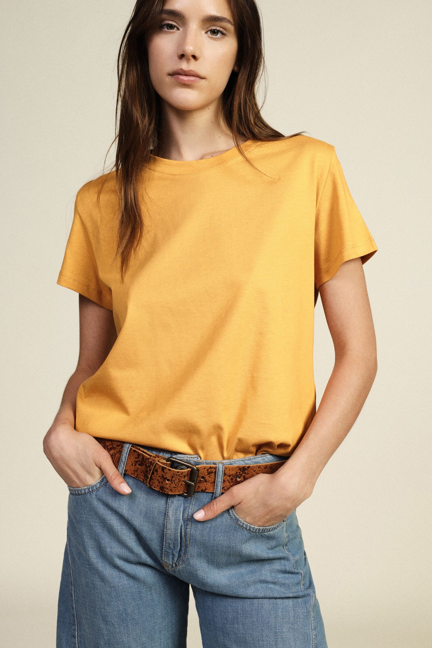 T-Shirt Con Maniche Corte E Taglio Regular Dixie