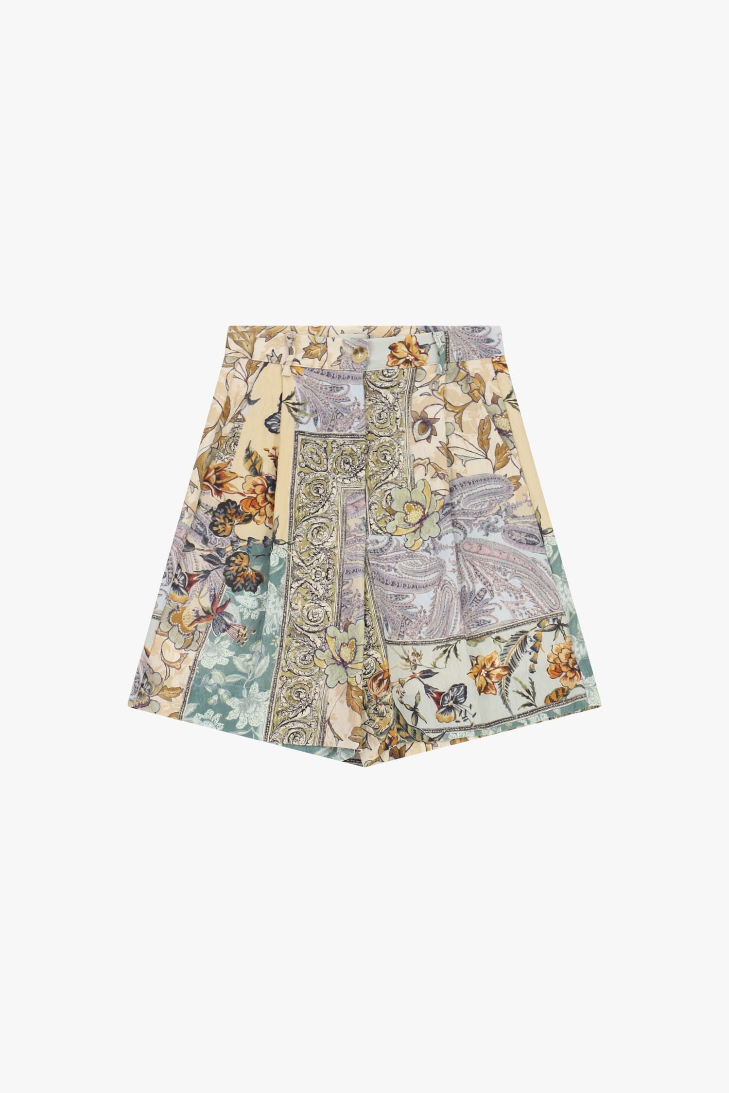 Shorts Regular-Fit A Fantasia Patchwork Floreale Dixie