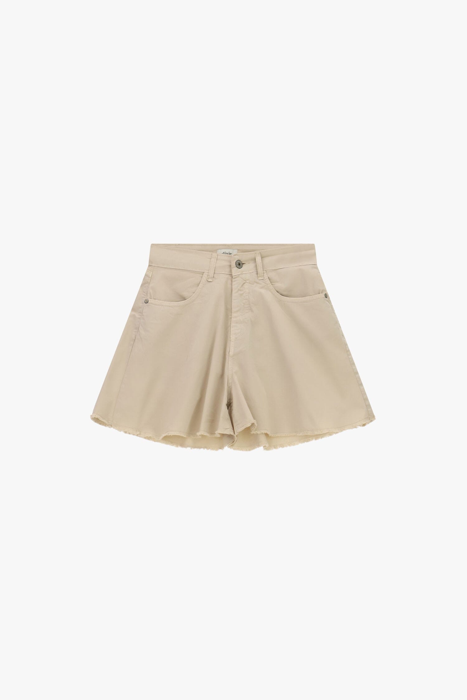Regular-Fit Shorts With Frayed Bottom And Dixie Pockets