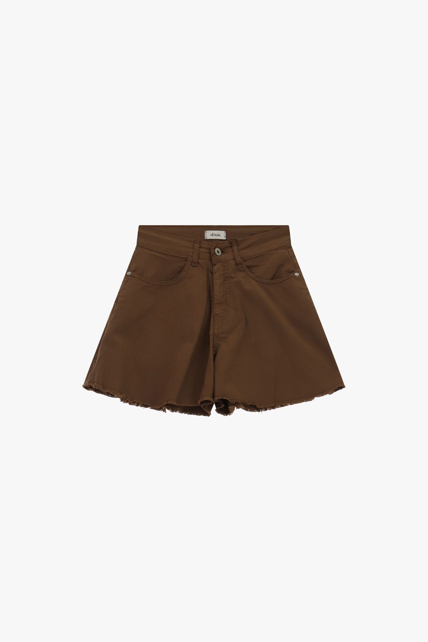 Regular-Fit Shorts With Frayed Bottom And Dixie Pockets