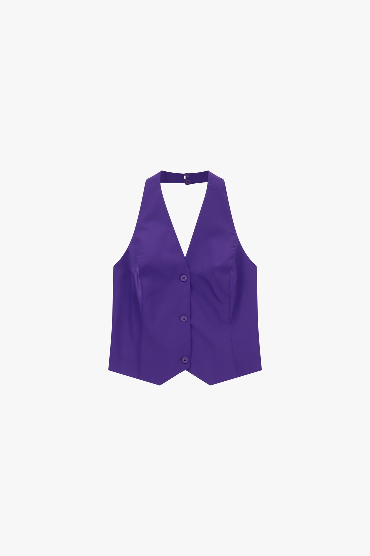 Deep Neck Vests with Button Fastening Dixie