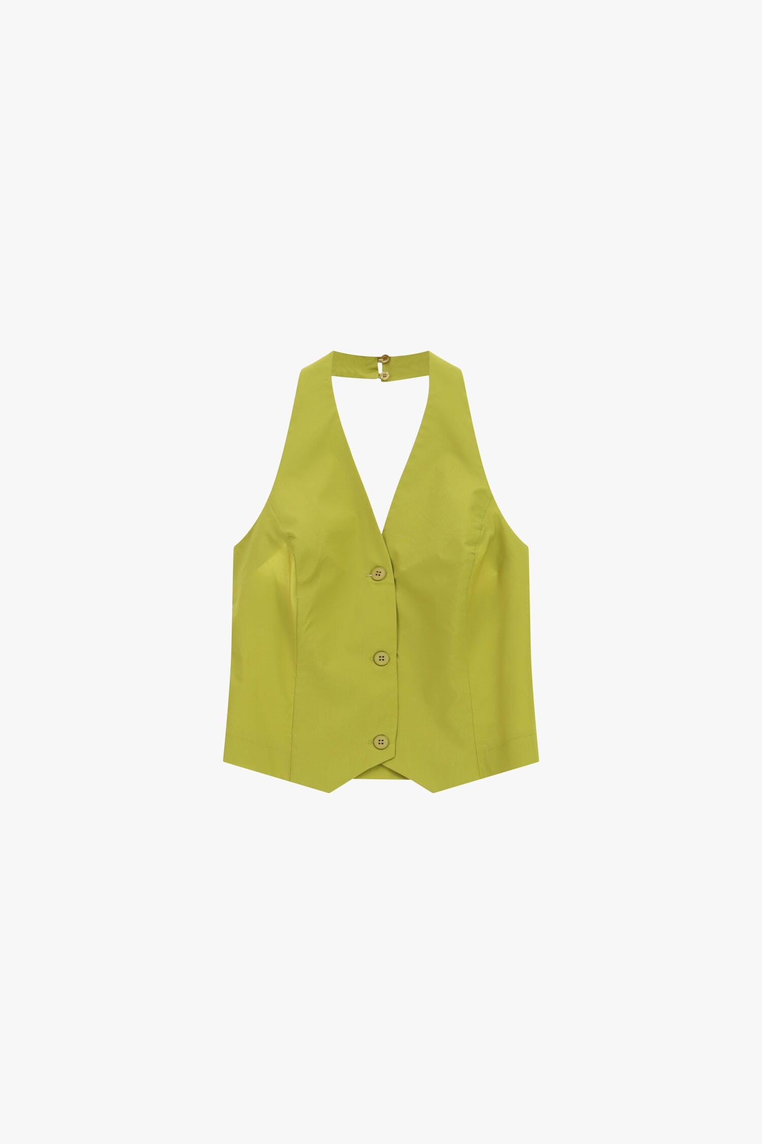 Deep Neck Vests with Button Fastening Dixie