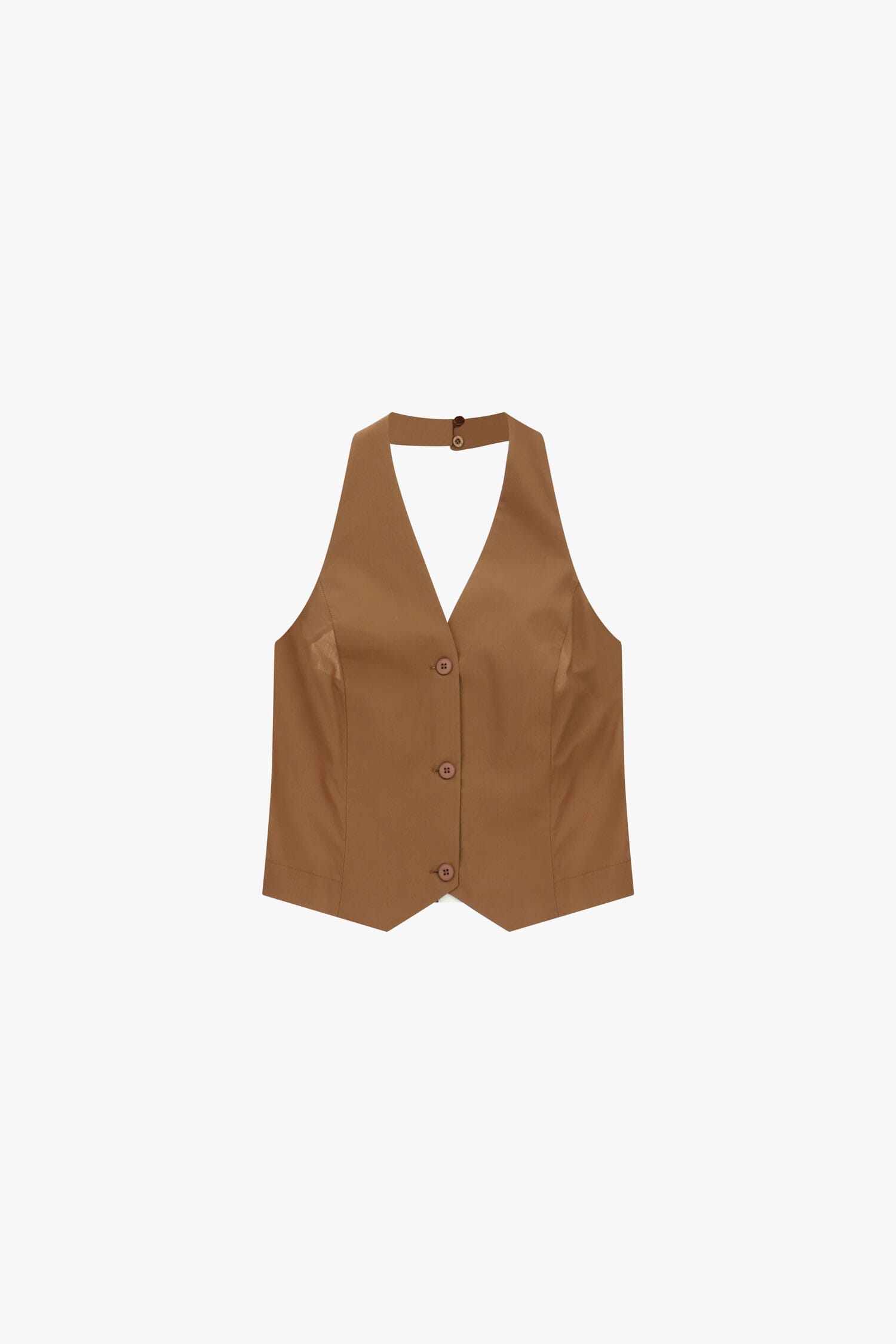 Deep Neck Vests with Button Fastening Dixie