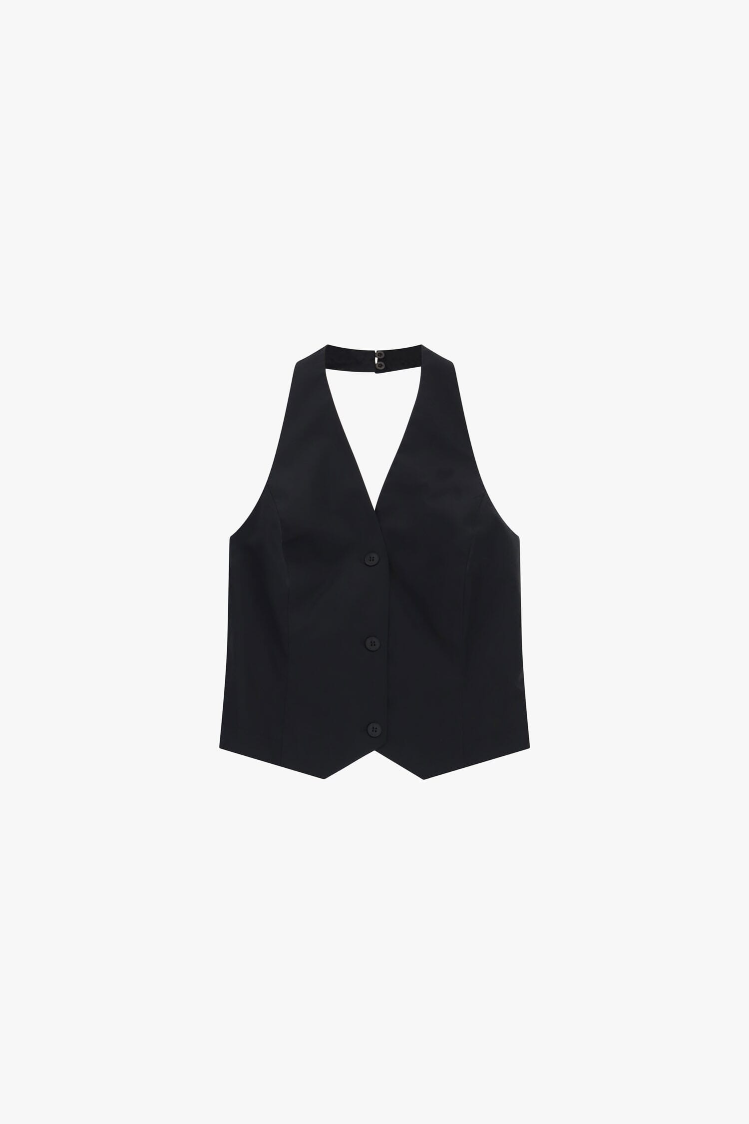 Deep Neck Vests with Button Fastening Dixie