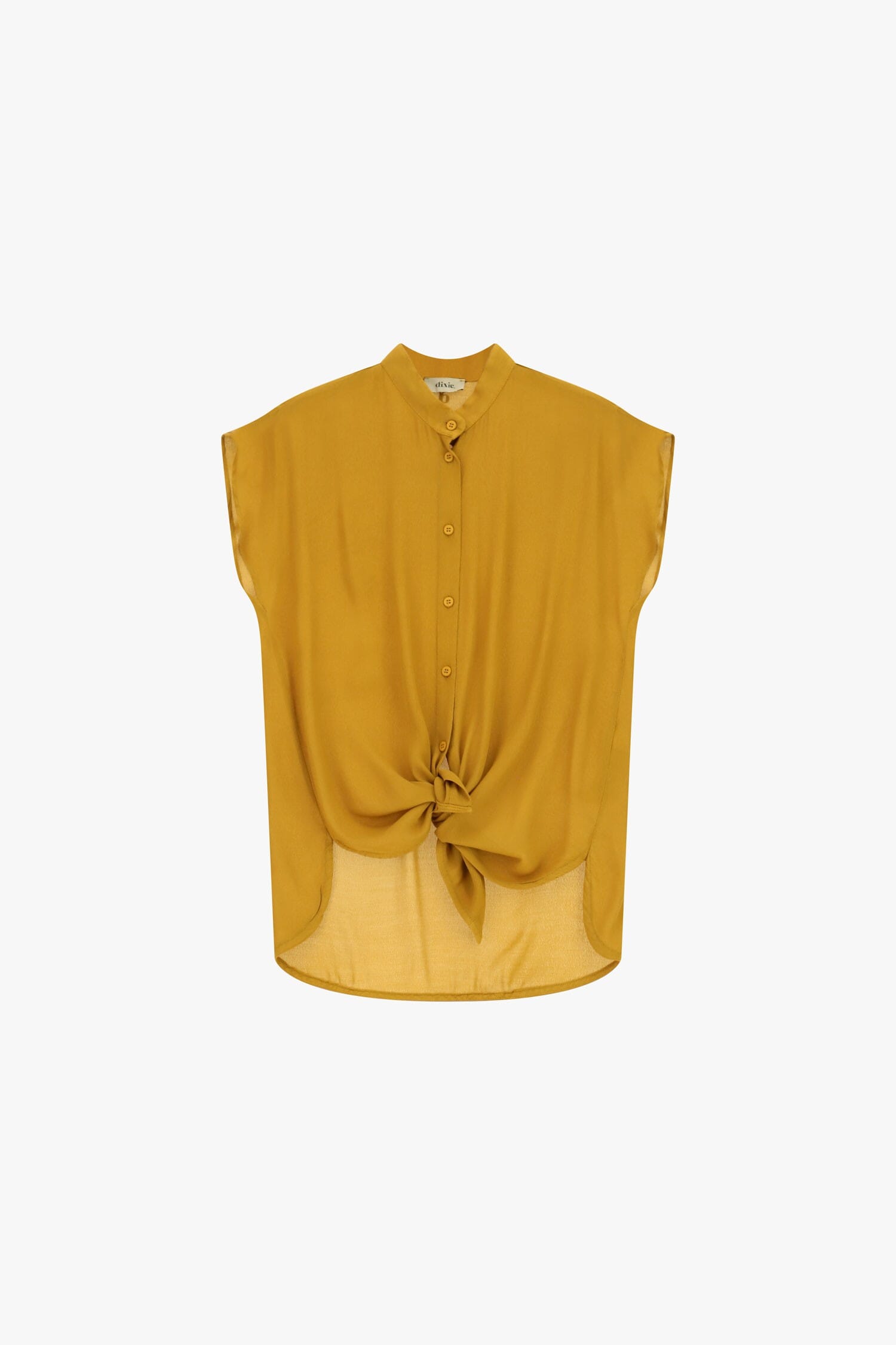 Camicia Senza Maniche Con Nodo Frontale Dixie