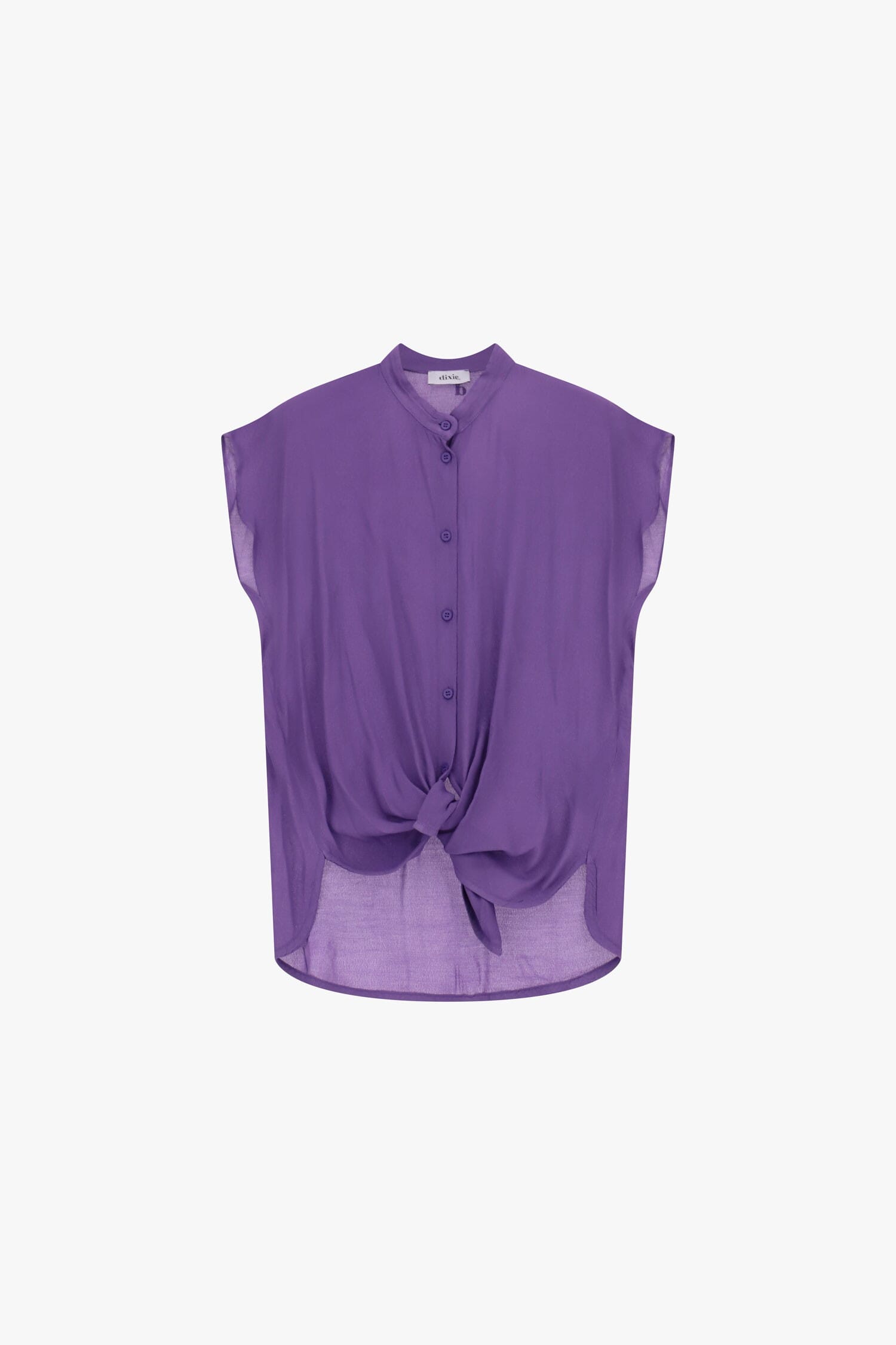 Camicia Senza Maniche Con Nodo Frontale Dixie