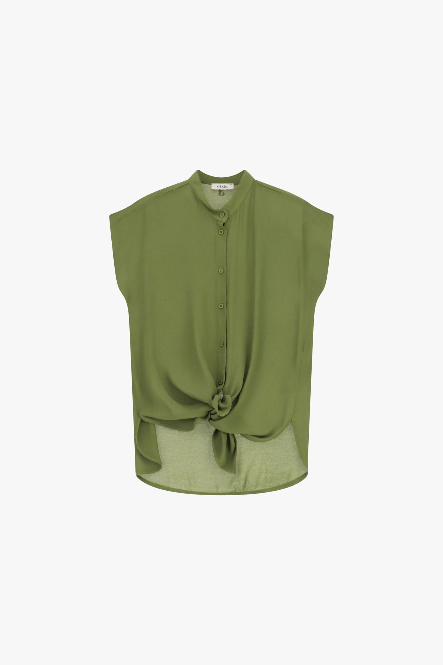 Camicia Senza Maniche Con Nodo Frontale Dixie