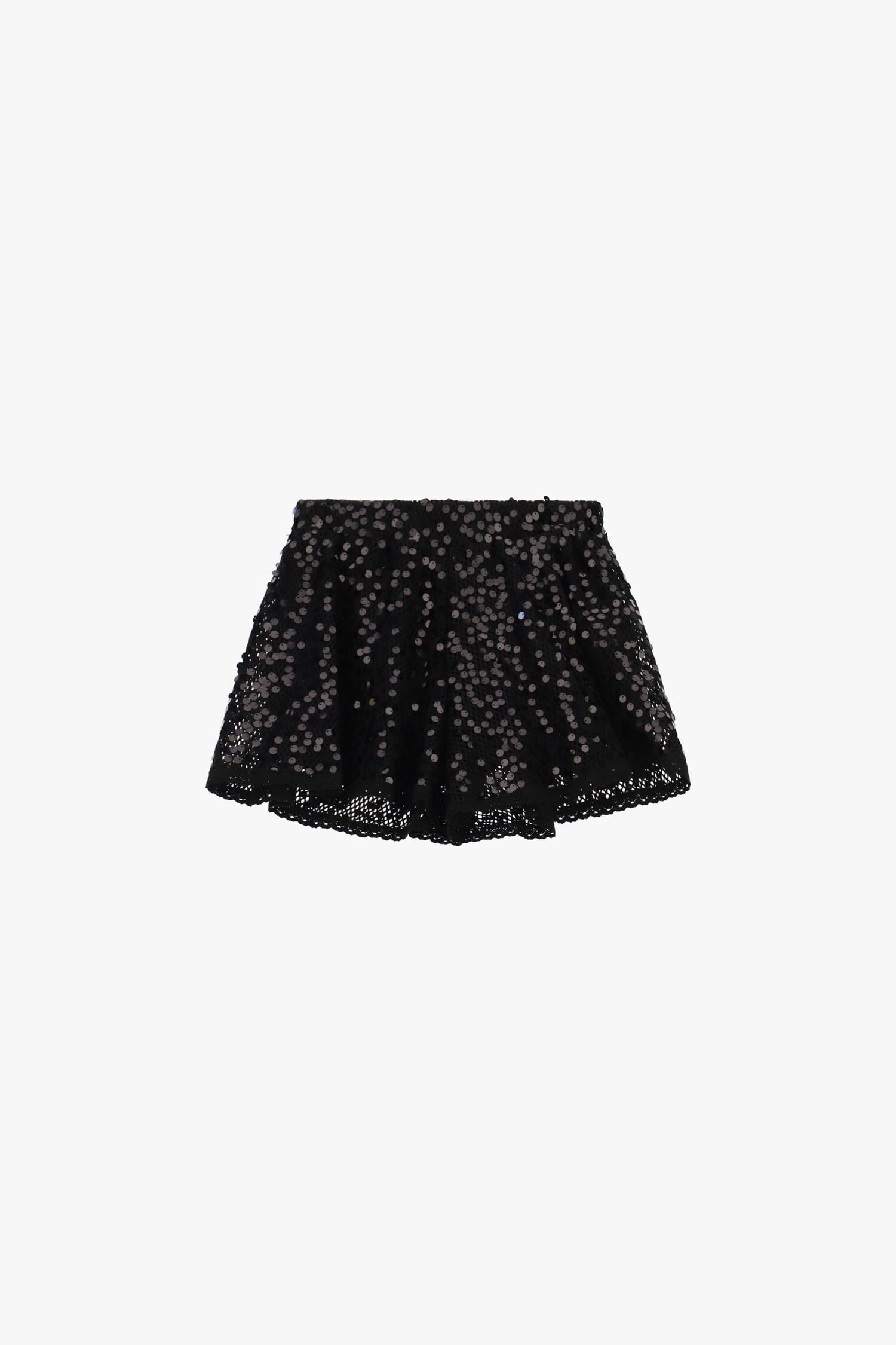 Short en dentelle avec coupe large et taille élastiquée Dixie