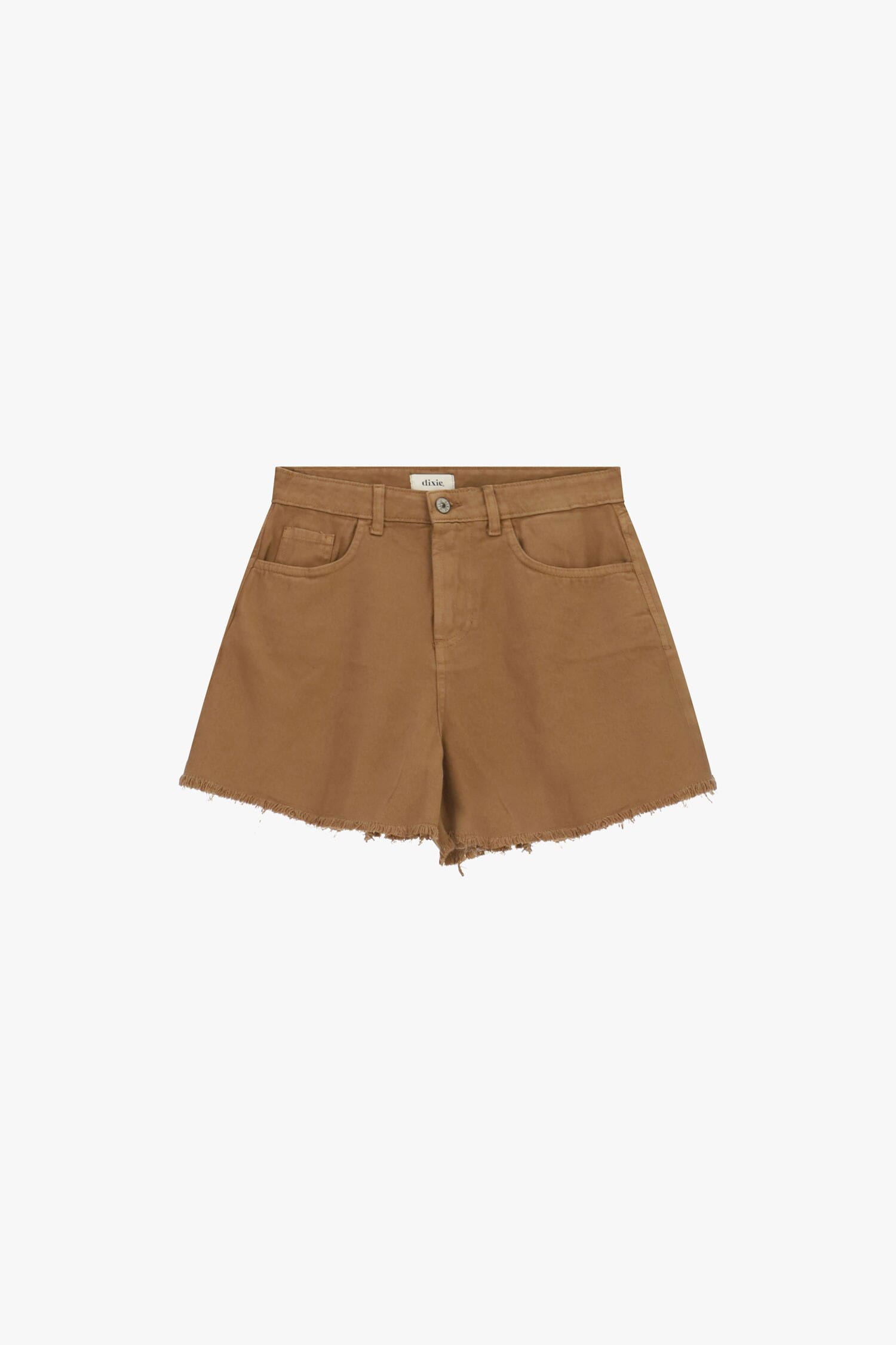 Short à coupe régulière avec détails effilochés et poches Dixie