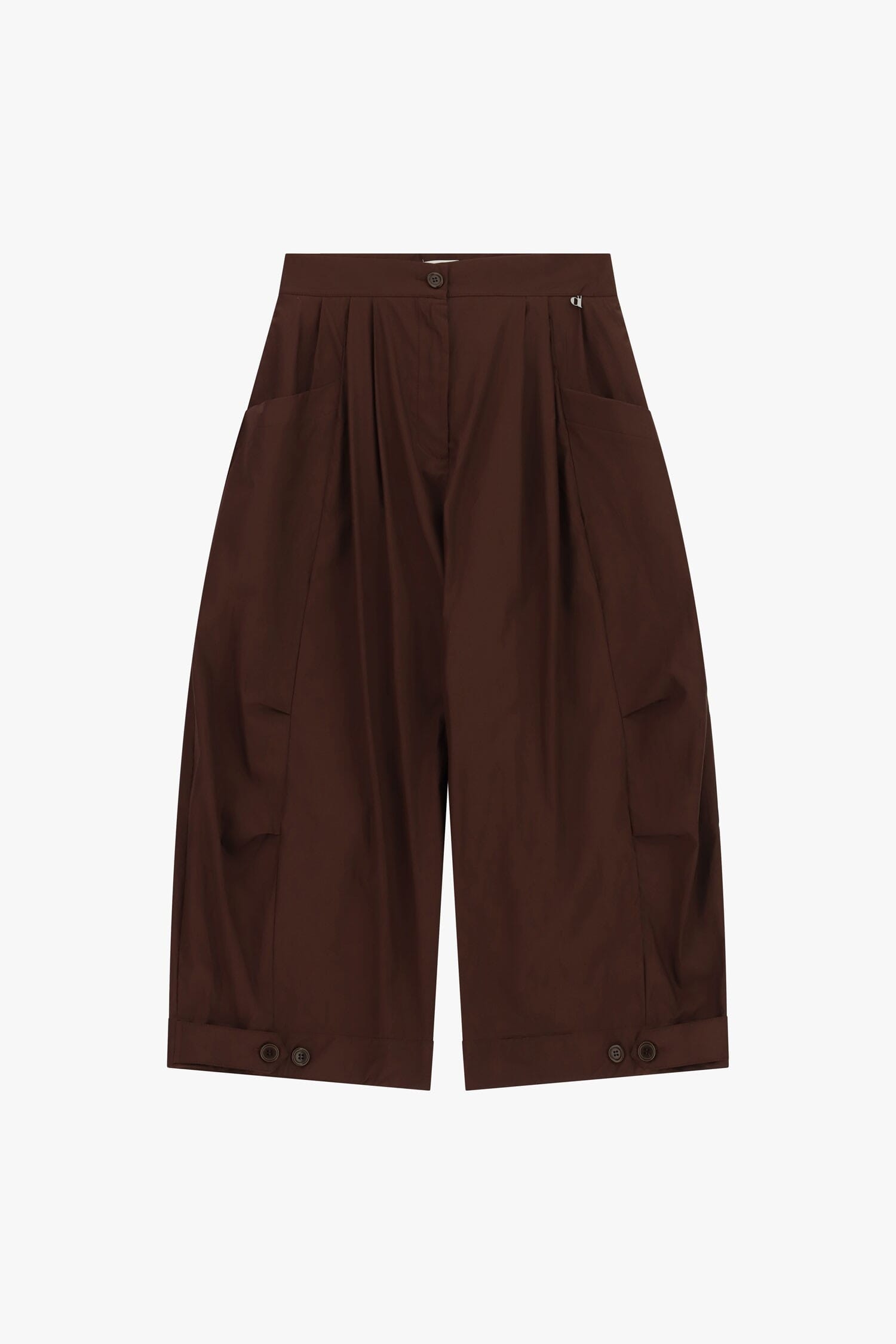 Pantalon court Palace avec plis et poches larges Dixie