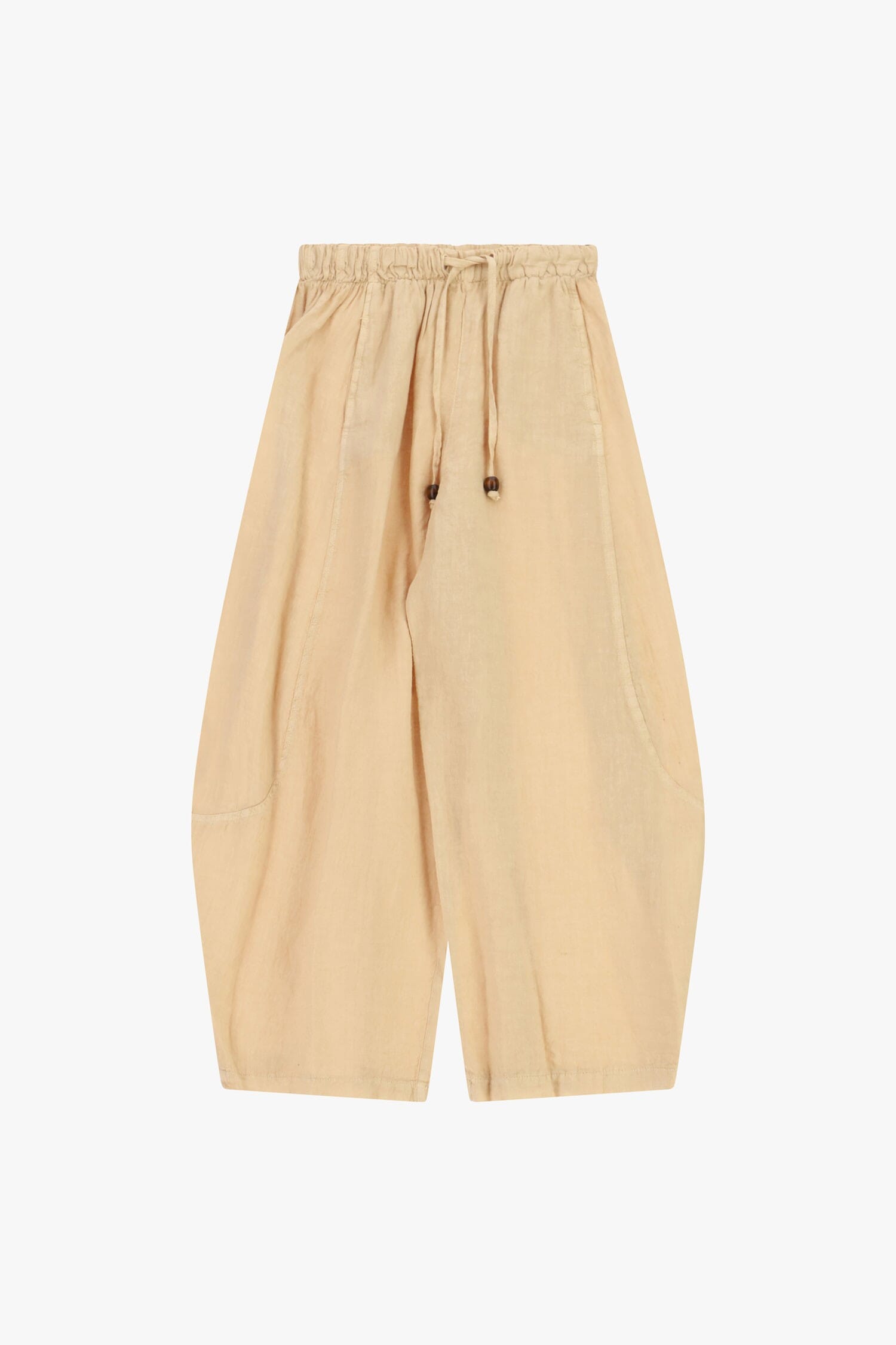 Pantaloni Palazzo Cropped Con Elastico E Coulisse Dixie