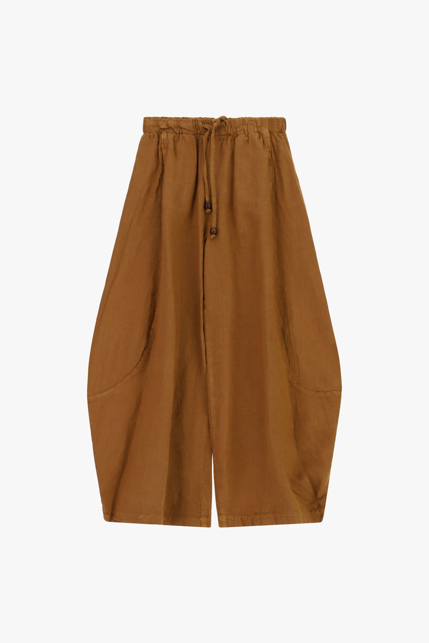 Pantaloni Palazzo Cropped Con Elastico E Coulisse Dixie