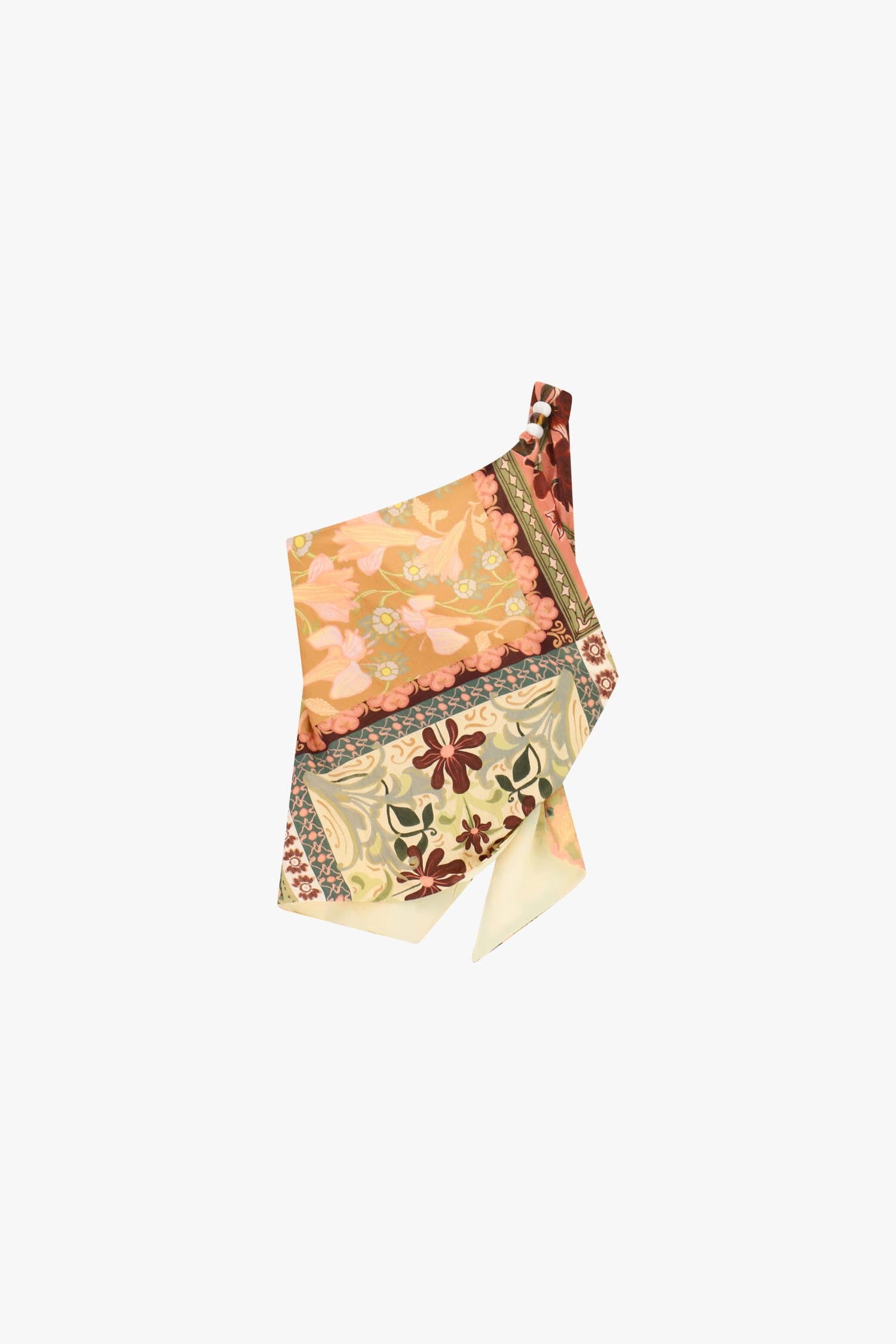 Asymmetrical One-Shoulder Top With Floral Print Dixie