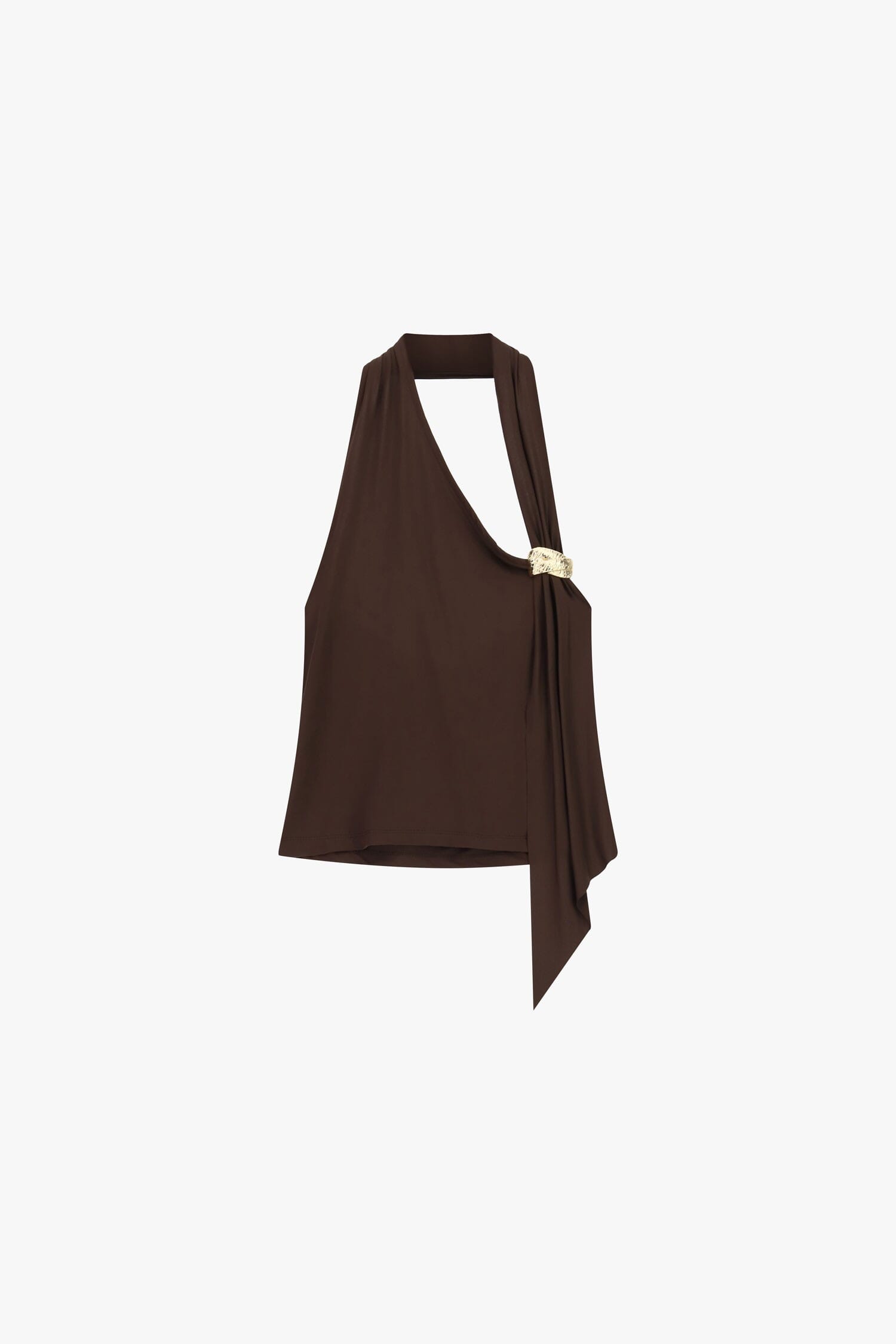 Asymmetrical Top Jewel Detail Dixie Brooch