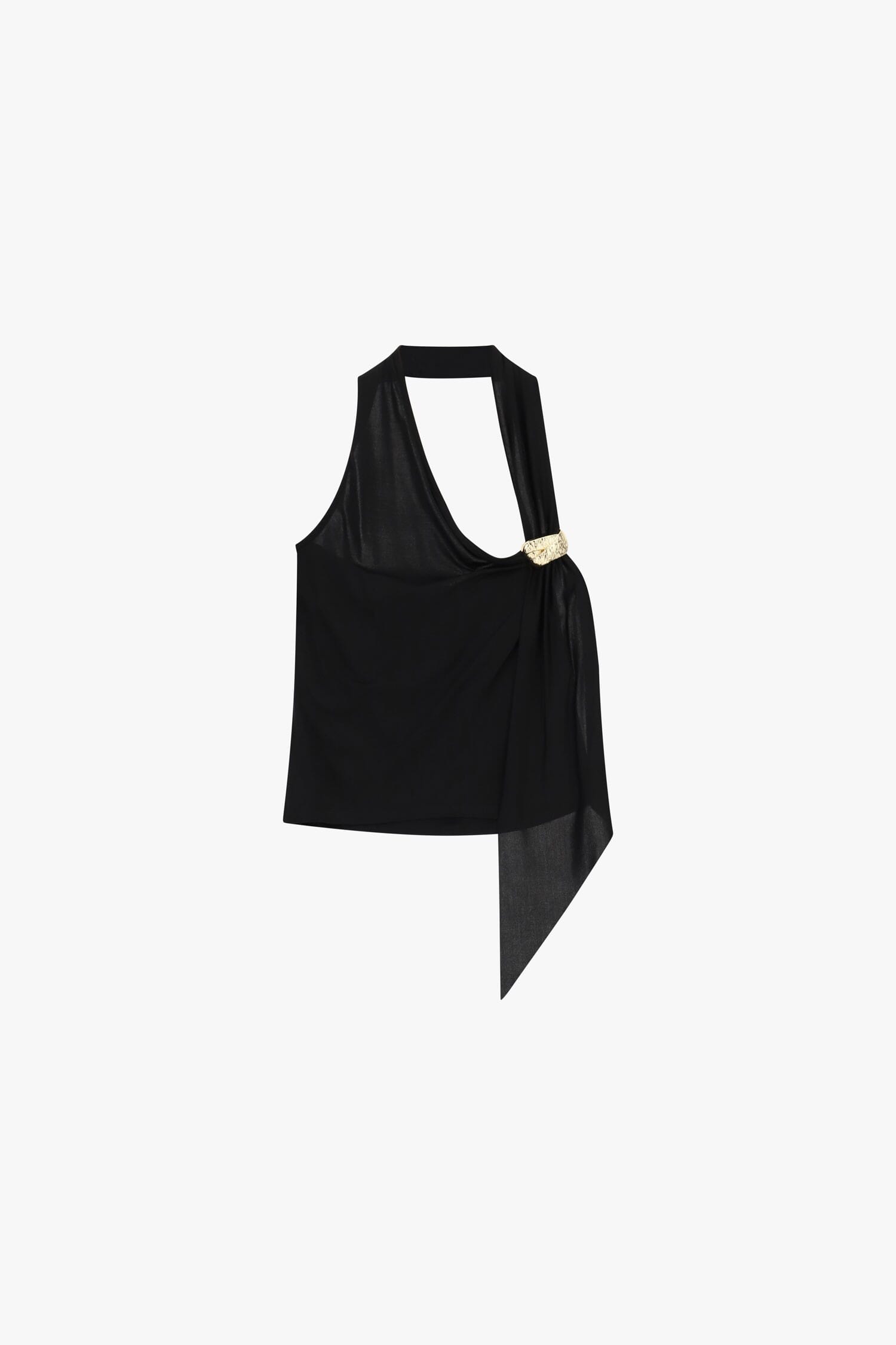 Asymmetrical Top Jewel Detail Dixie Brooch