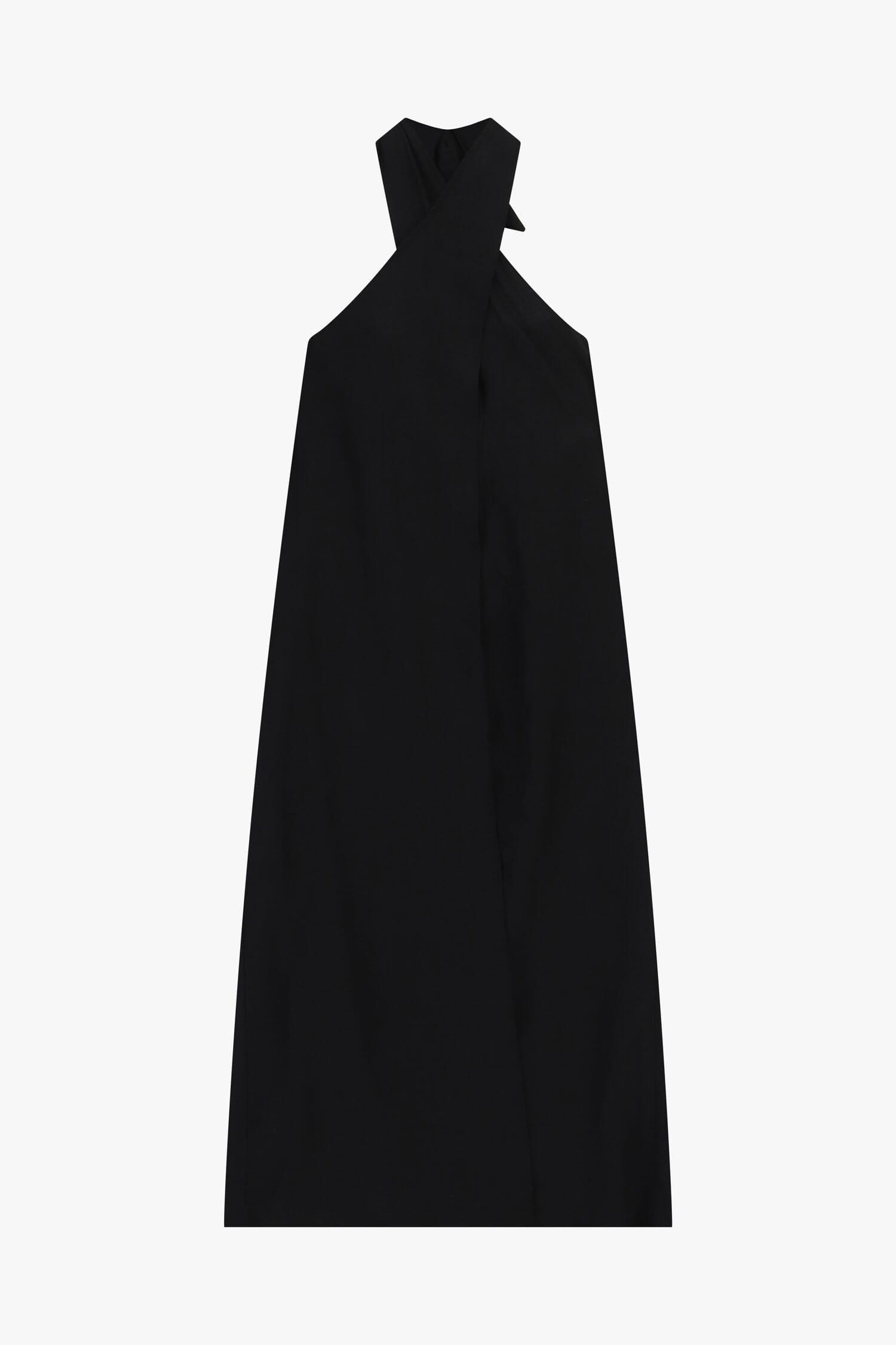 Long Sleeveless Top With Cross Neckline Dixie