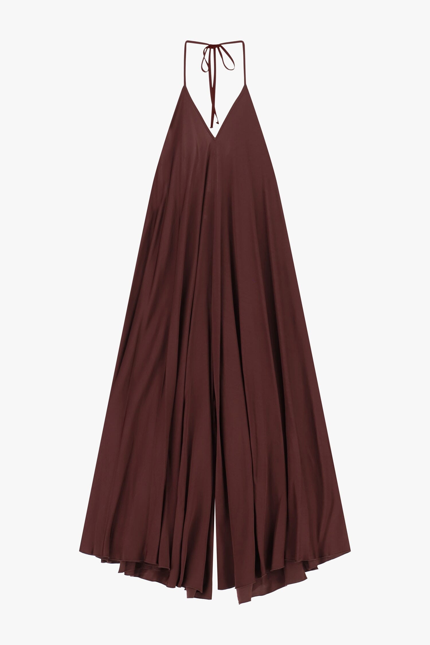 Dixie Wide V-neck Jumpsuit With Thin Straps
