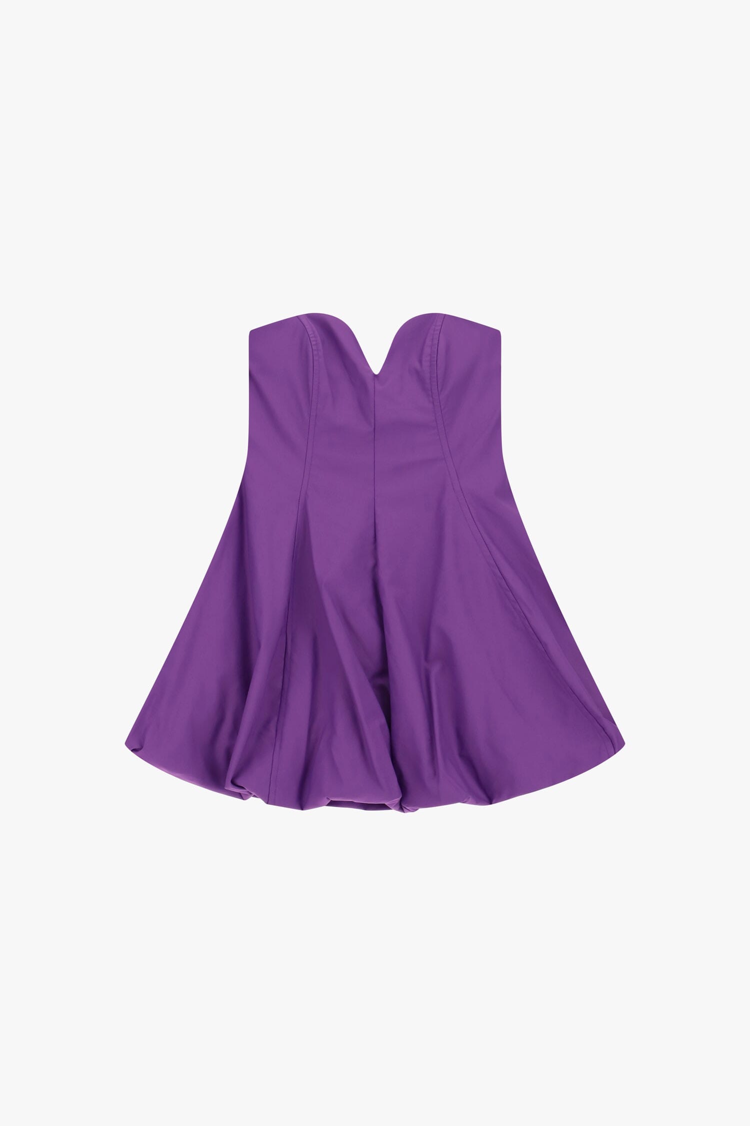 Abito Corto Bustier Drappeggiato Senza Spalline Dixie