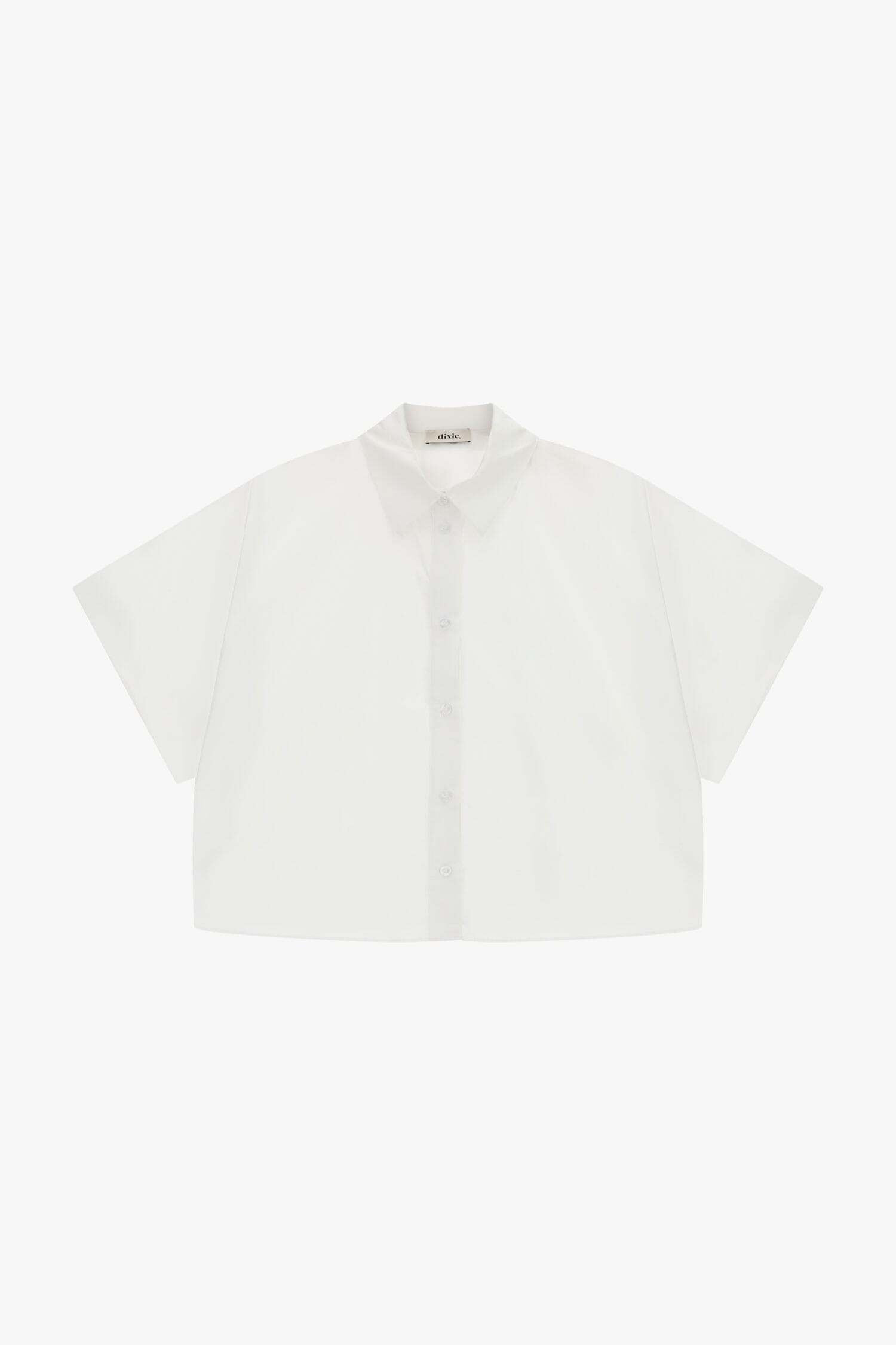 Camicia Cropped Maniche Corte Taglio Boxy Dixie