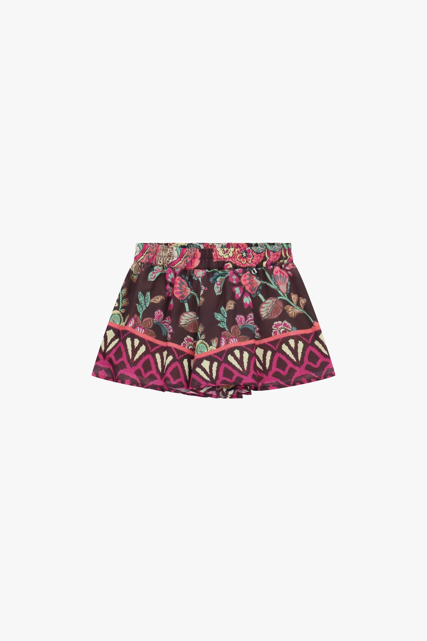Shorts Fantasia Floreale Con Fascia Elastica Dixie