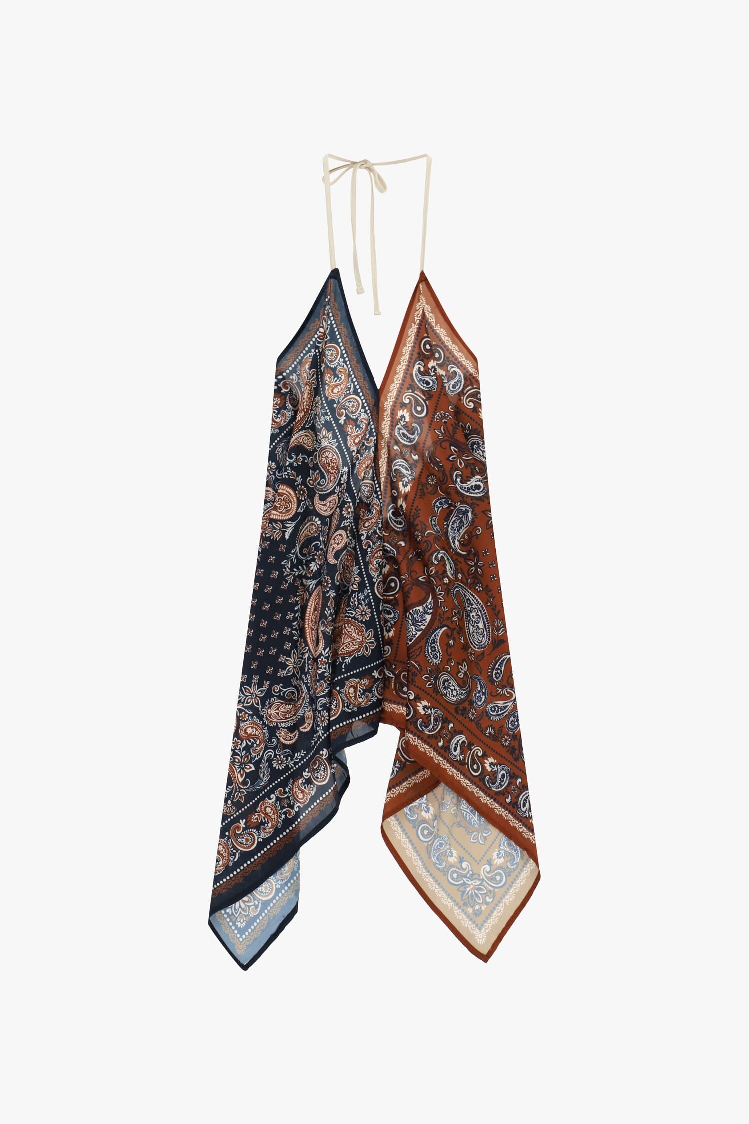 Haut à motif paisley et fermeture à cordon Dixie