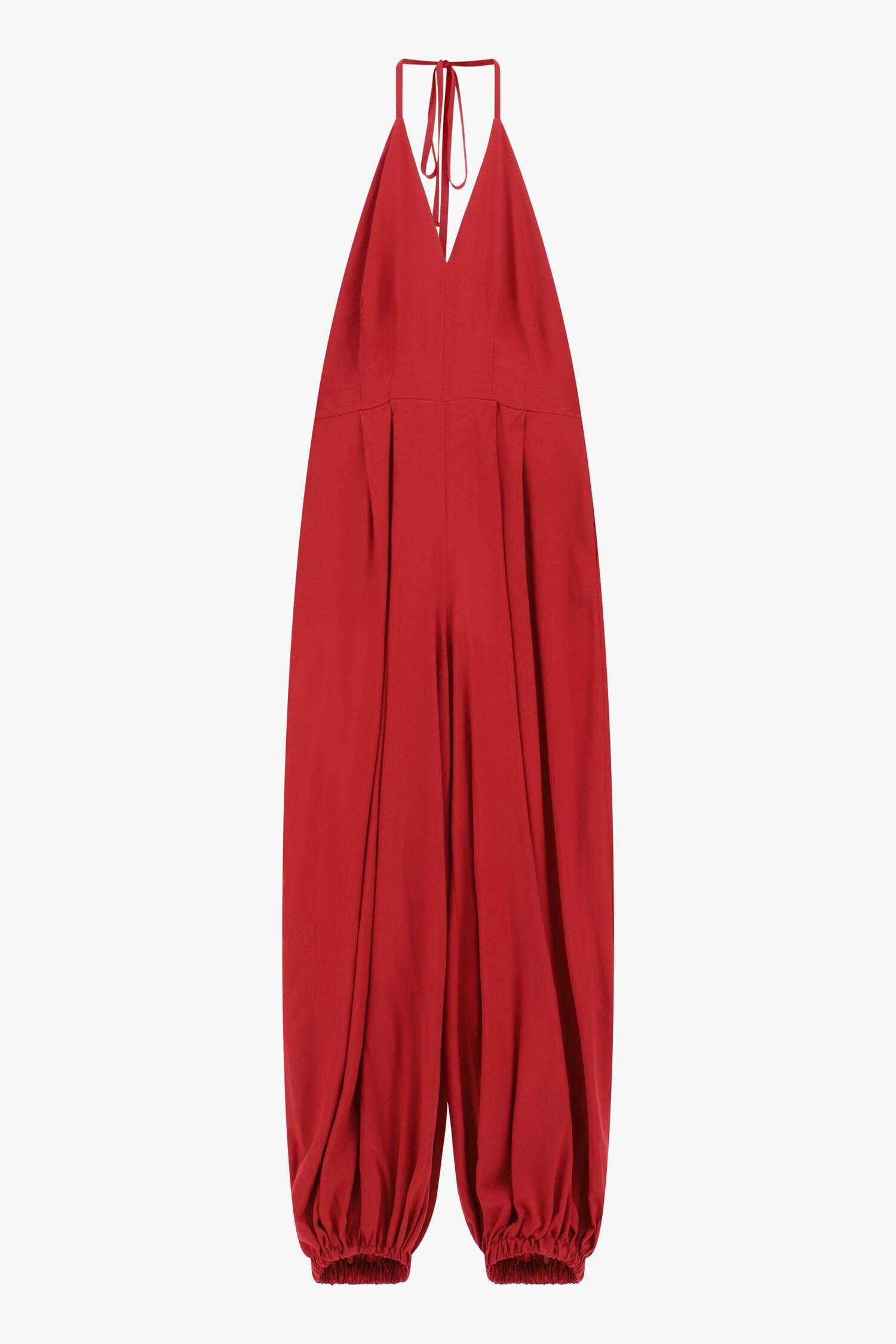 Jumpsuit Ampio Con Scollo Halter E Fondo Arricciato Dixie