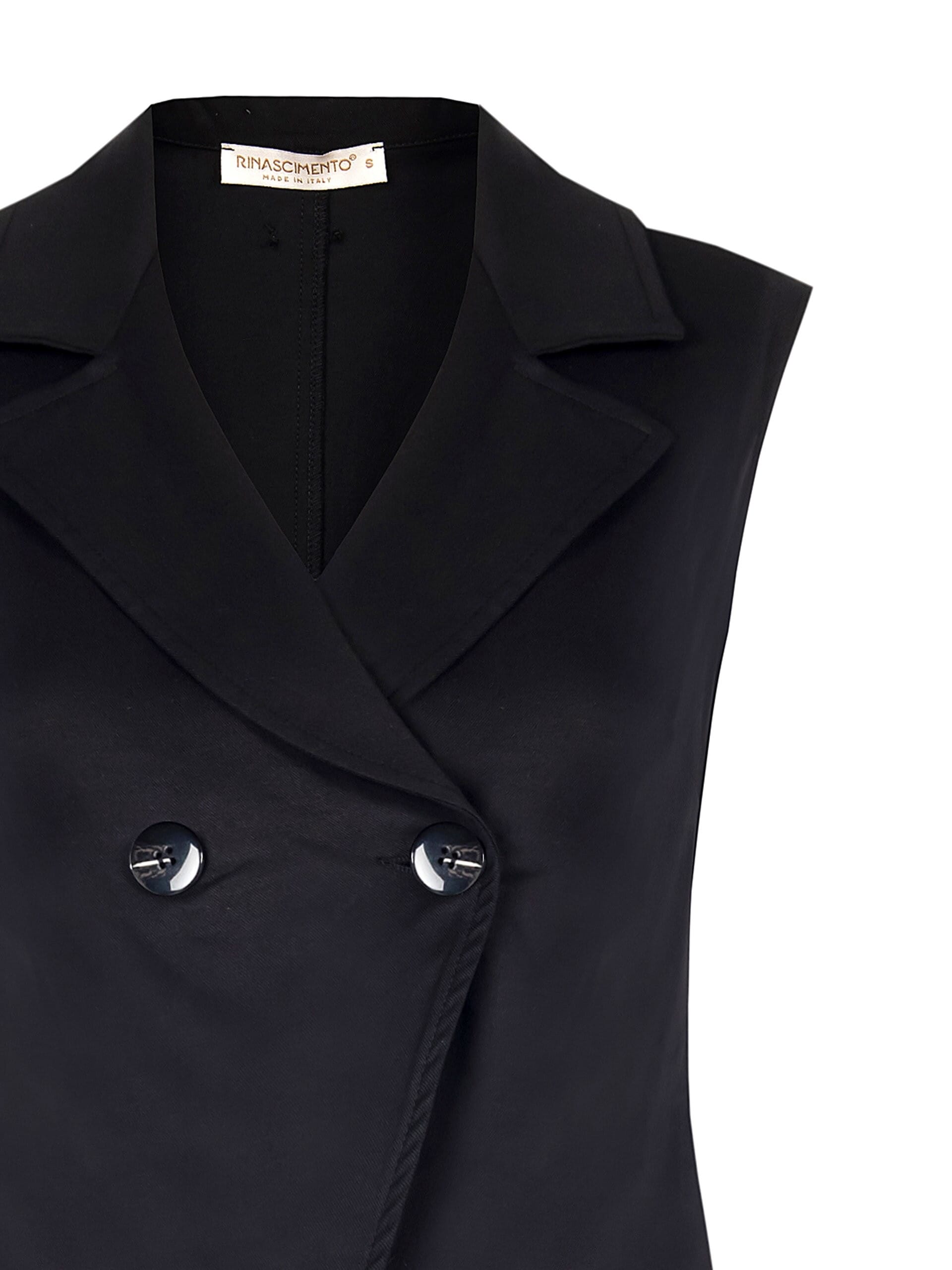 Gilet Dritto In Misto Cotone E Lyocell Rinascimento