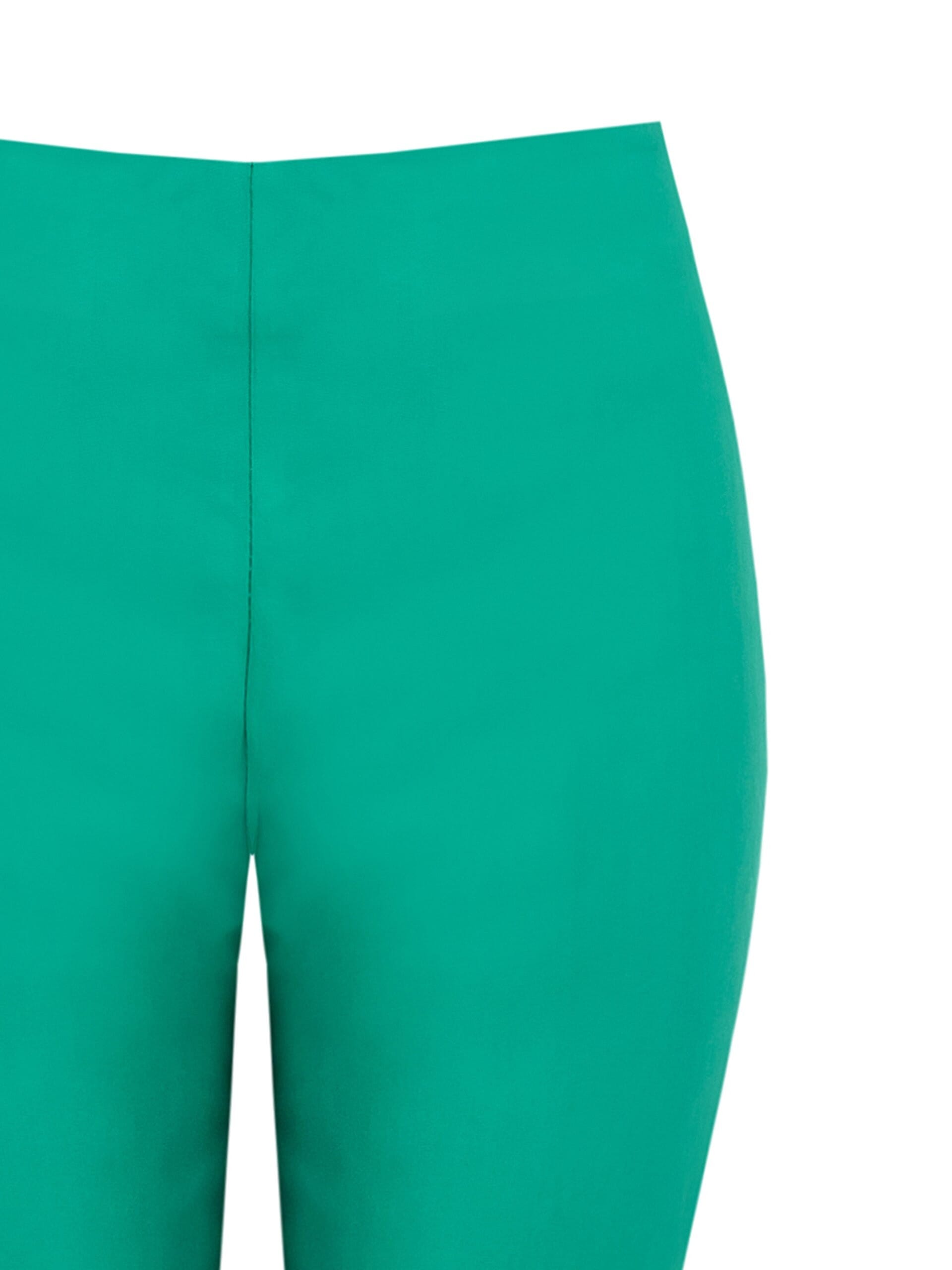 Pantaloni A Sigaretta In Cotone Con Zip Laterale Rinascimento