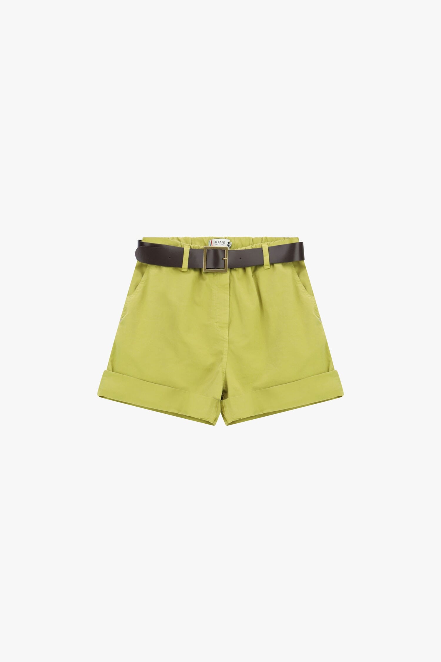 Shorts Regular-Fit Con Cintura E Risvolto Please