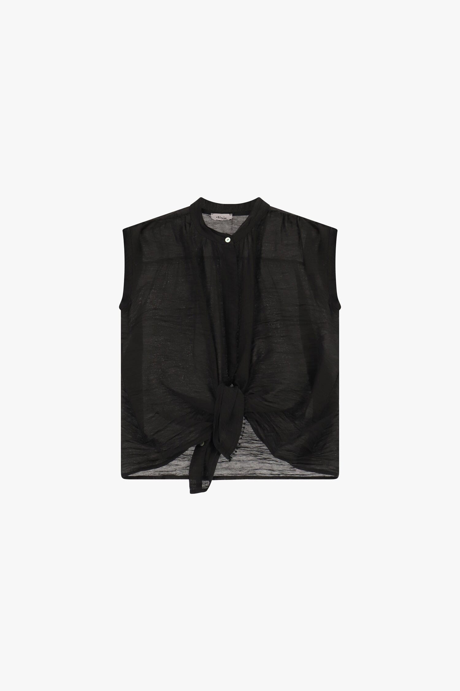 Shirt Senza Maniche Con Nodo Frontale Dixie