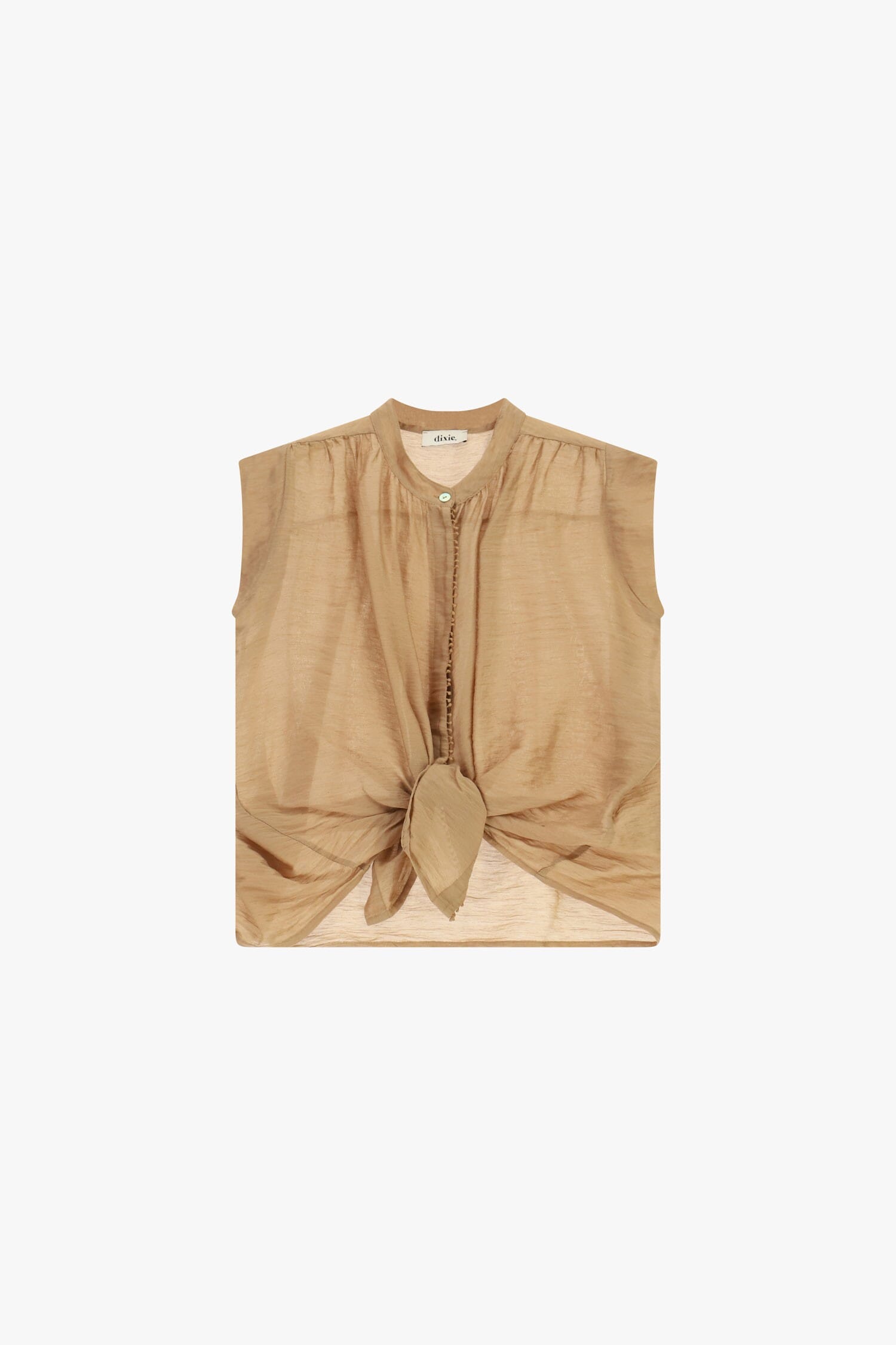 Shirt Senza Maniche Con Nodo Frontale Dixie
