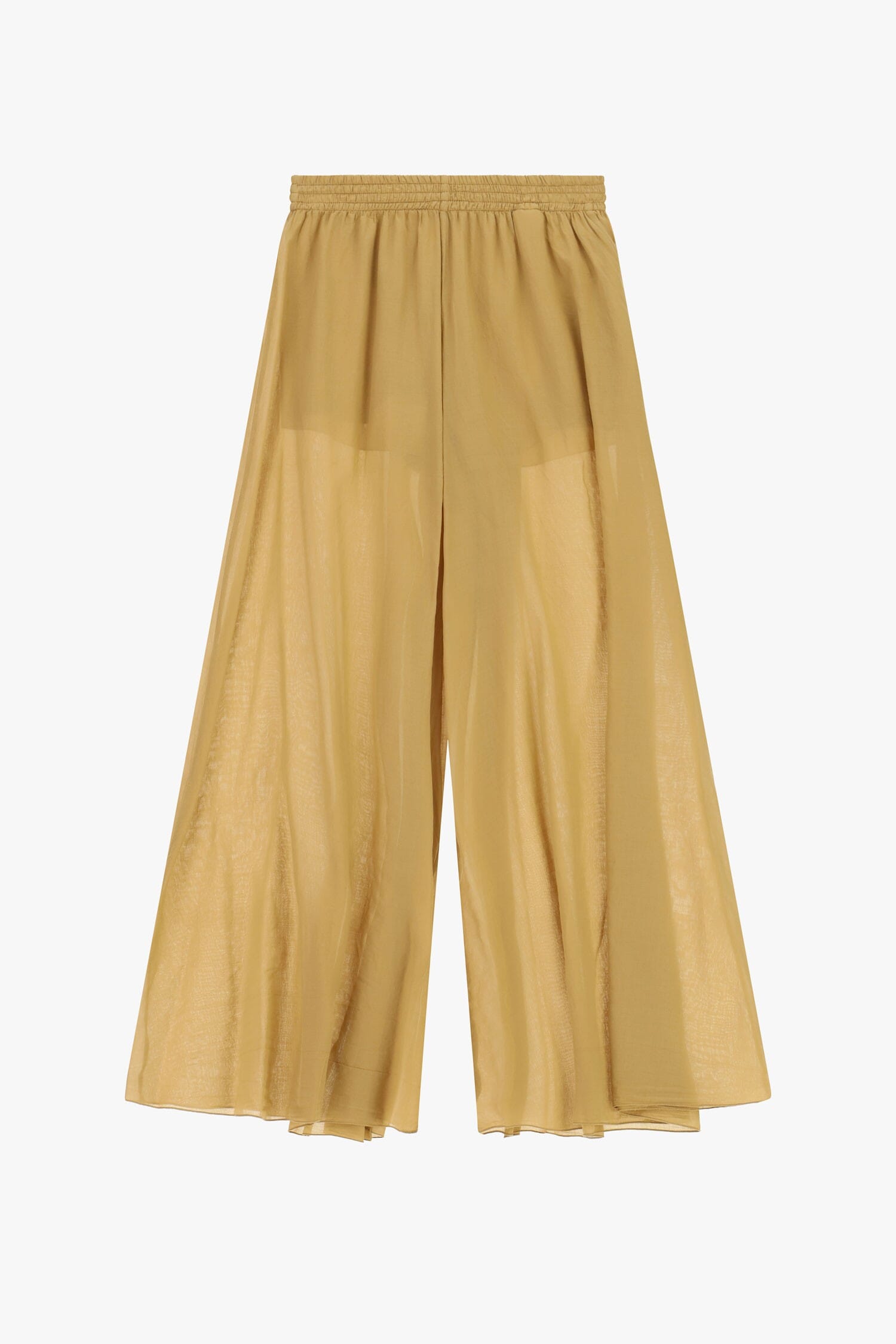 Pantaloni Palazzo Ampi Con Vita Elasticizzata Dixie