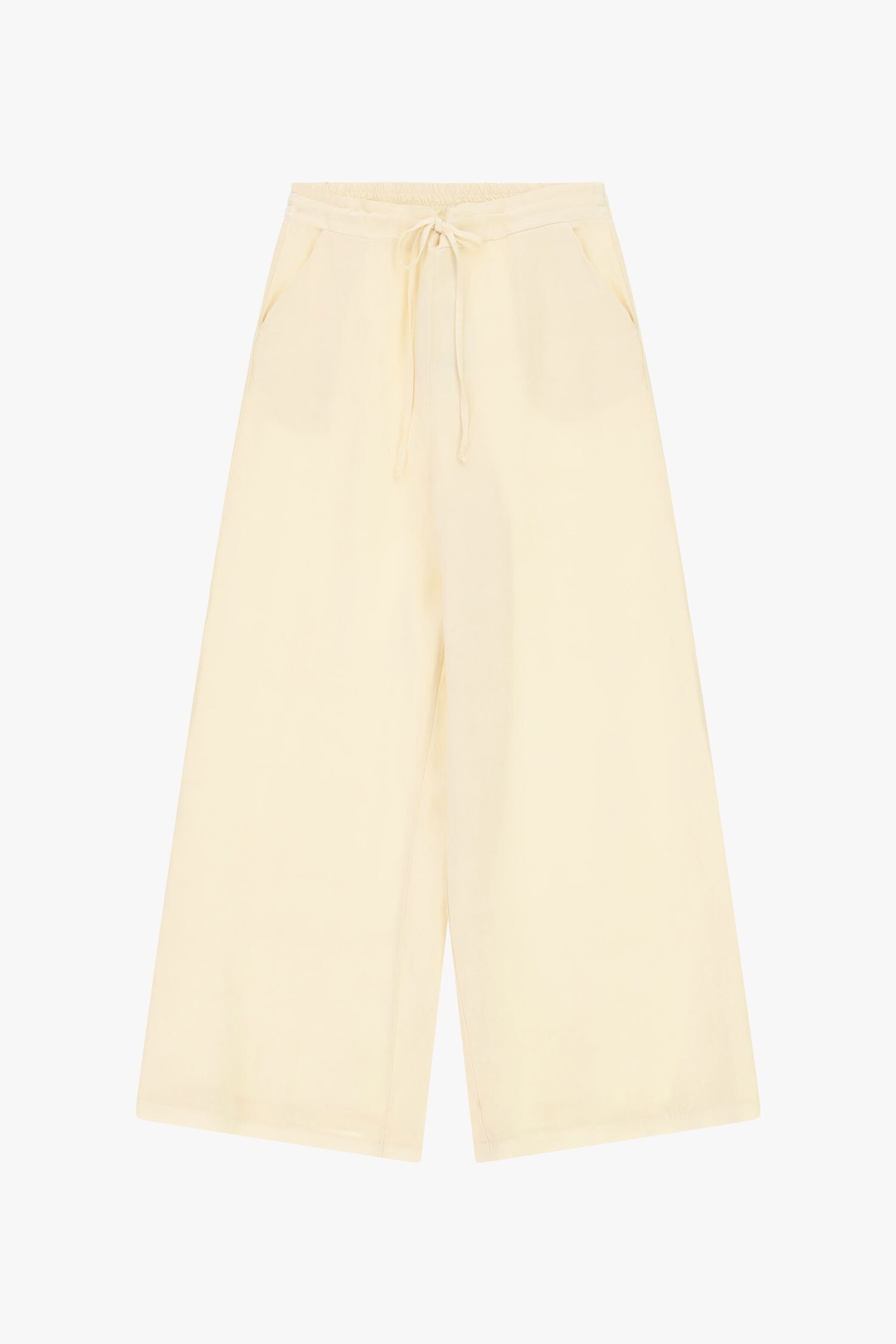 Pantaloni Palazzo Con Vita Elastica E Coulisse Dixie