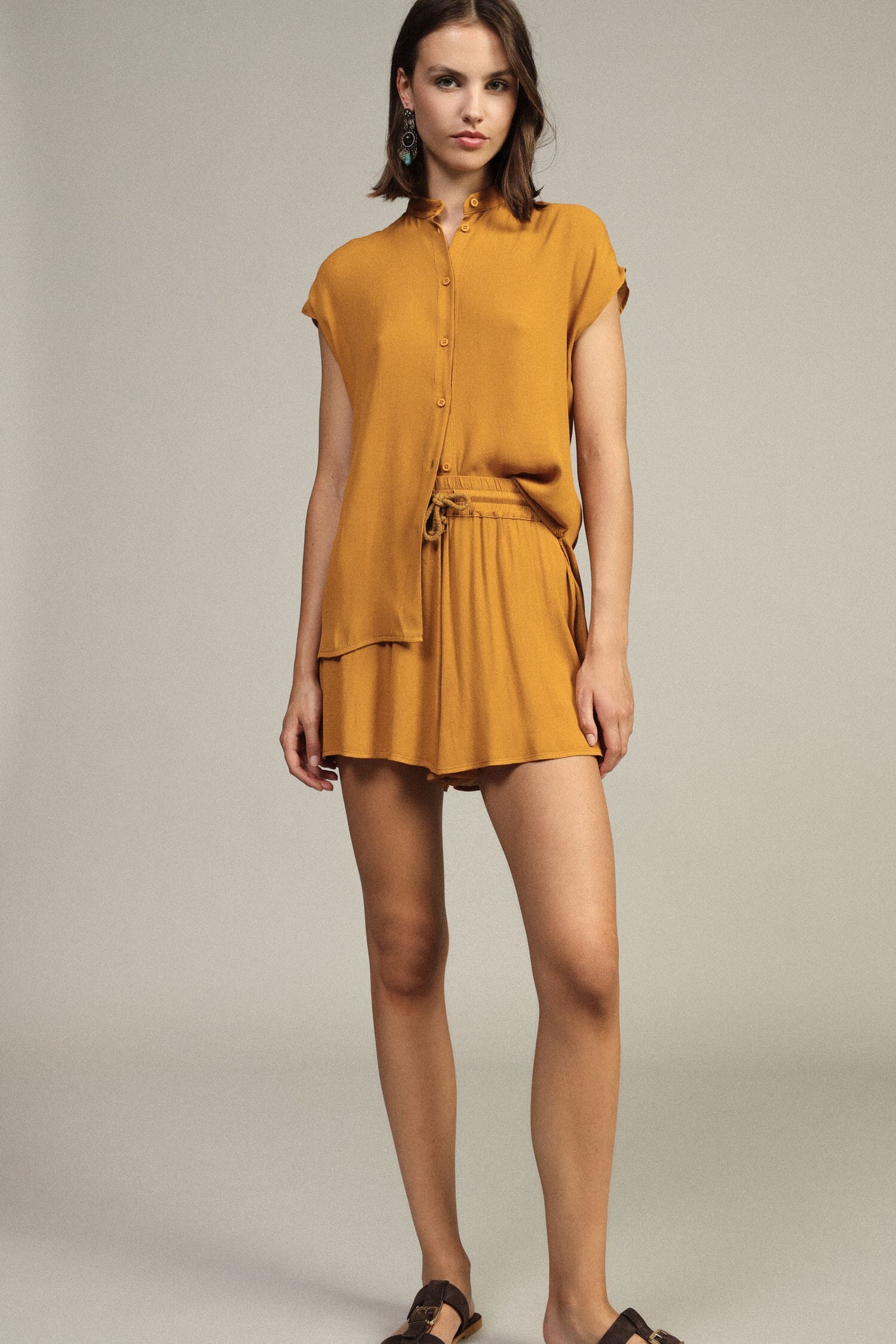 Skorts Corti Con Vita Elasticizzata E Coulisse Dixie