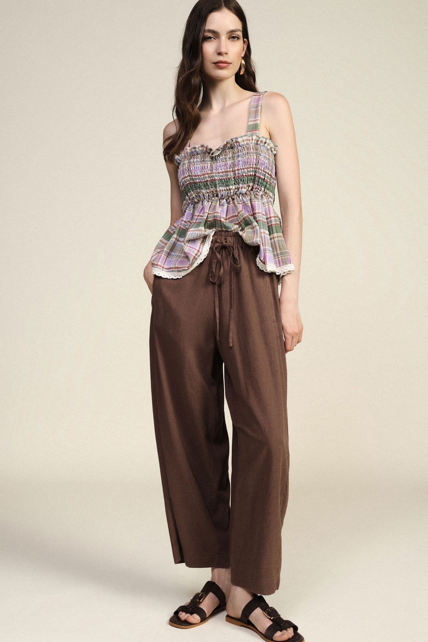 Pantalon court Palace avec élastique et cordon de serrage Dixie