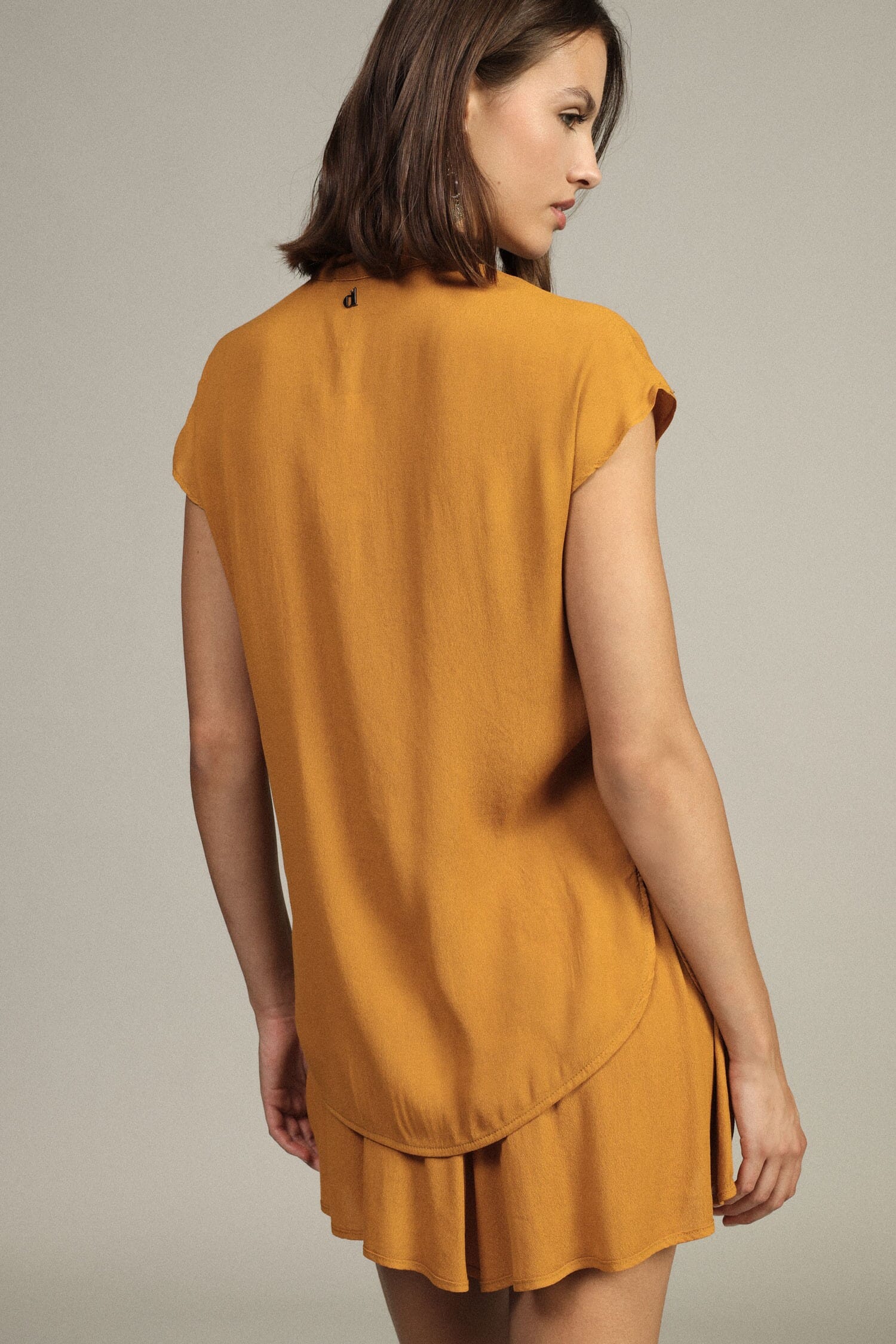 Camicia Senza Maniche Con Nodo Frontale Dixie