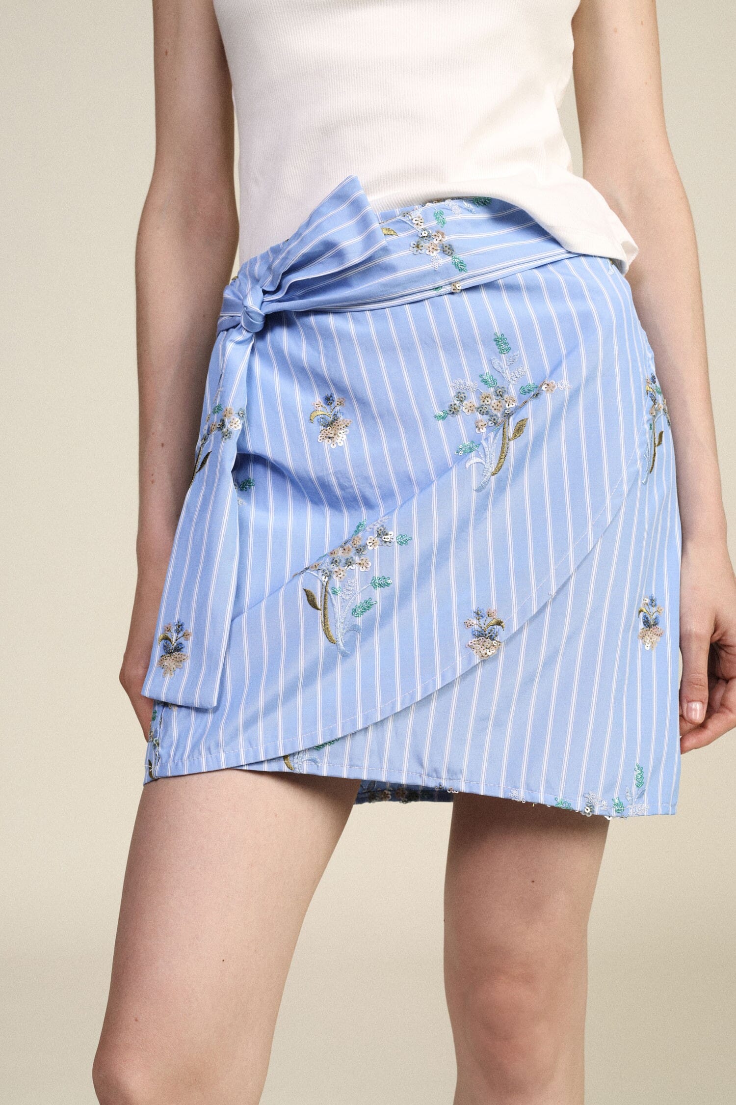 Gonna Corta A Portafoglio Con Stampa Floreale Dixie